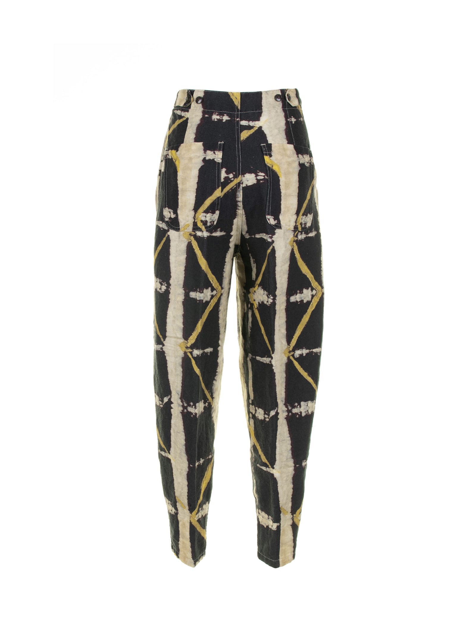 Shop Myths High-waisted Patterned Trousers