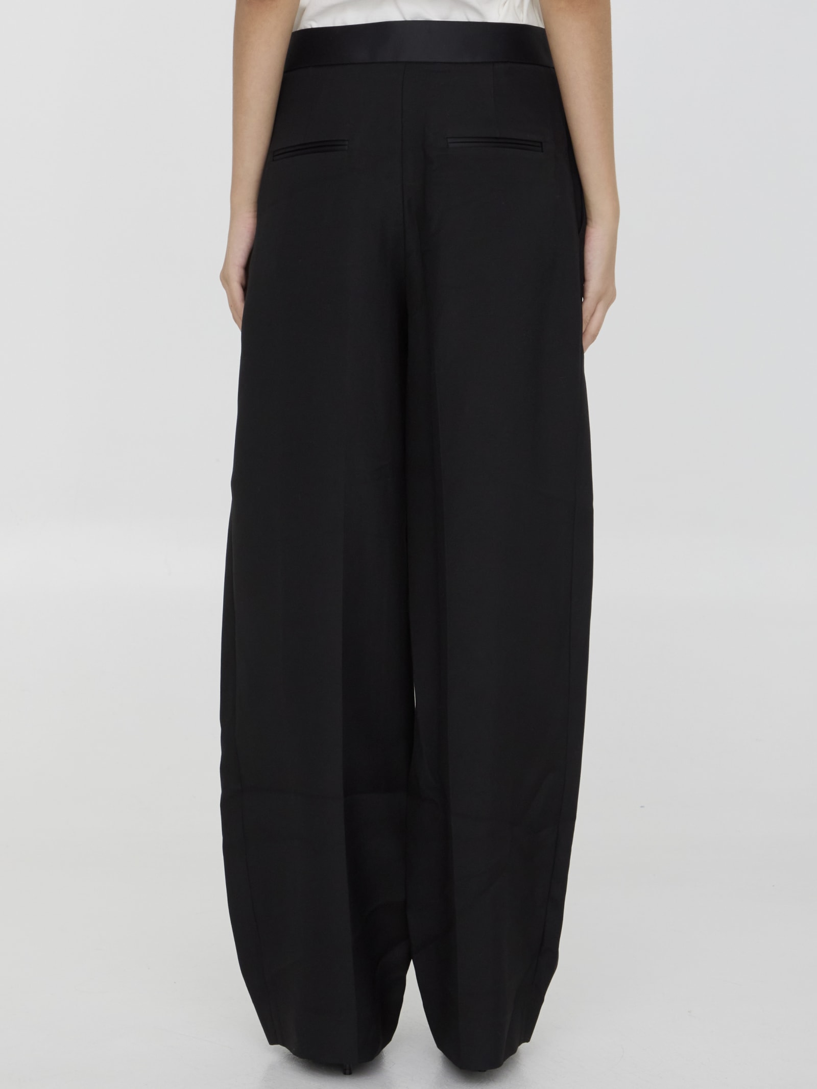 Shop Khaite Marine Pants In Black