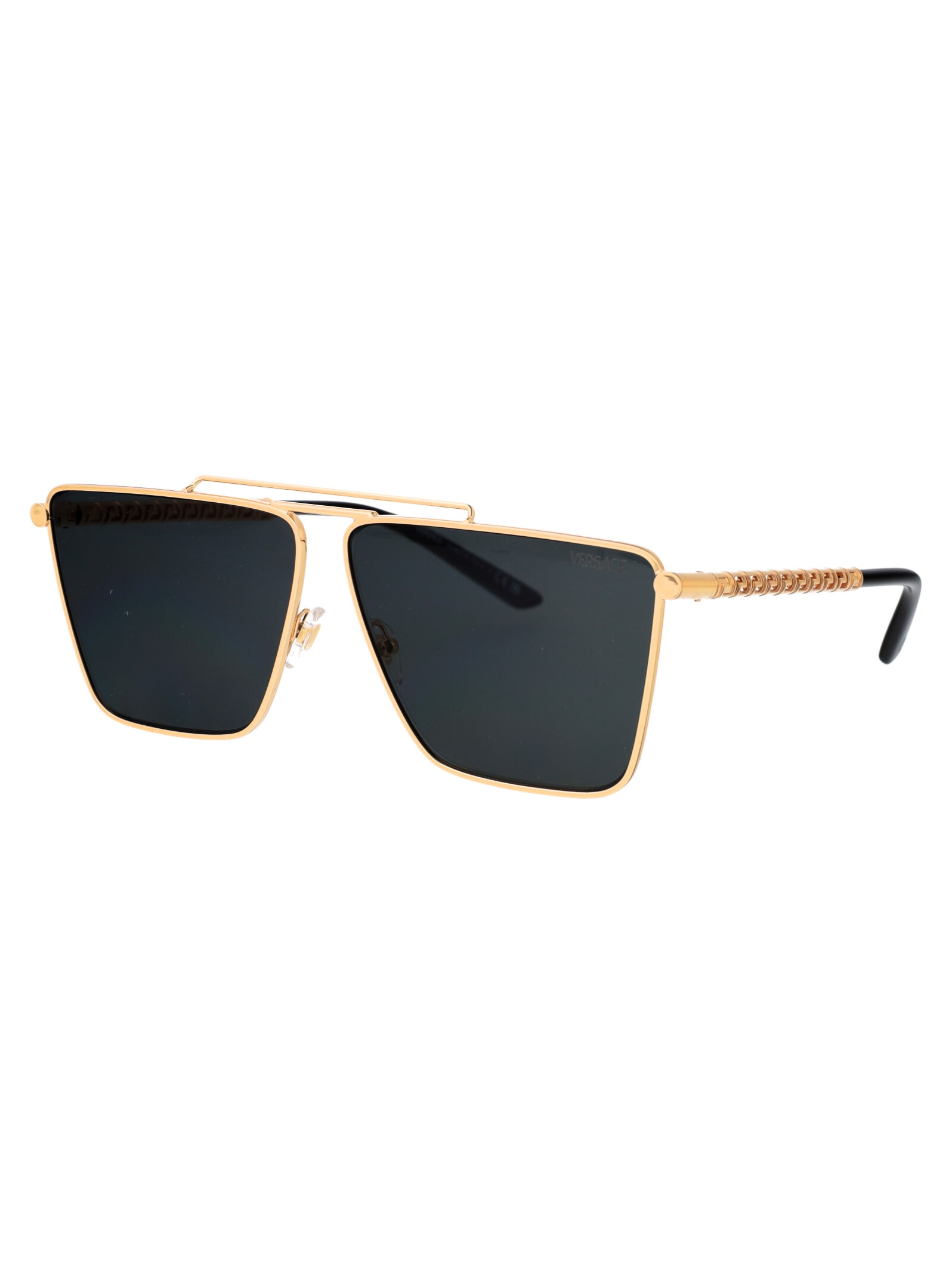 Shop Versace 0ve2266 Sunglasses In 100287 Gold