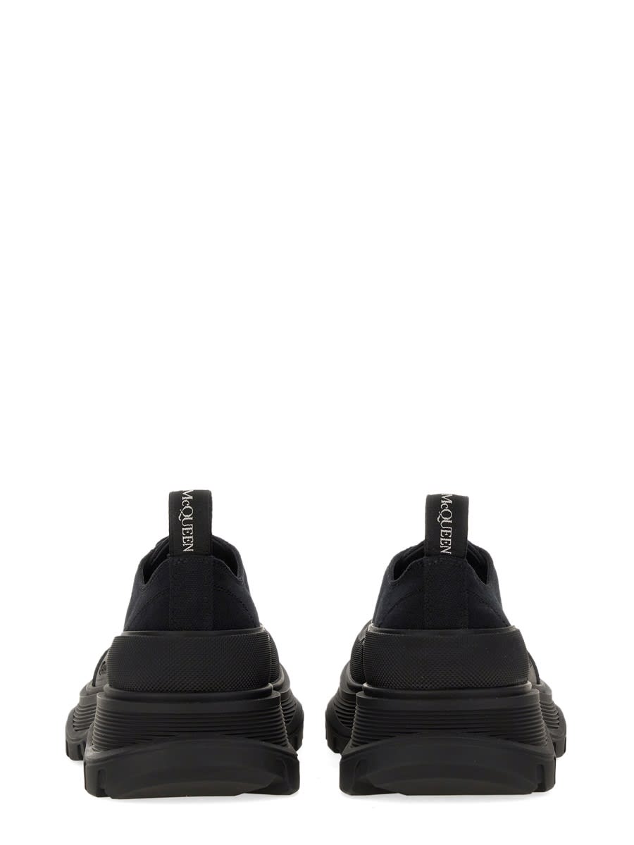 Shop Alexander Mcqueen Tread Slick Sneaker In Black