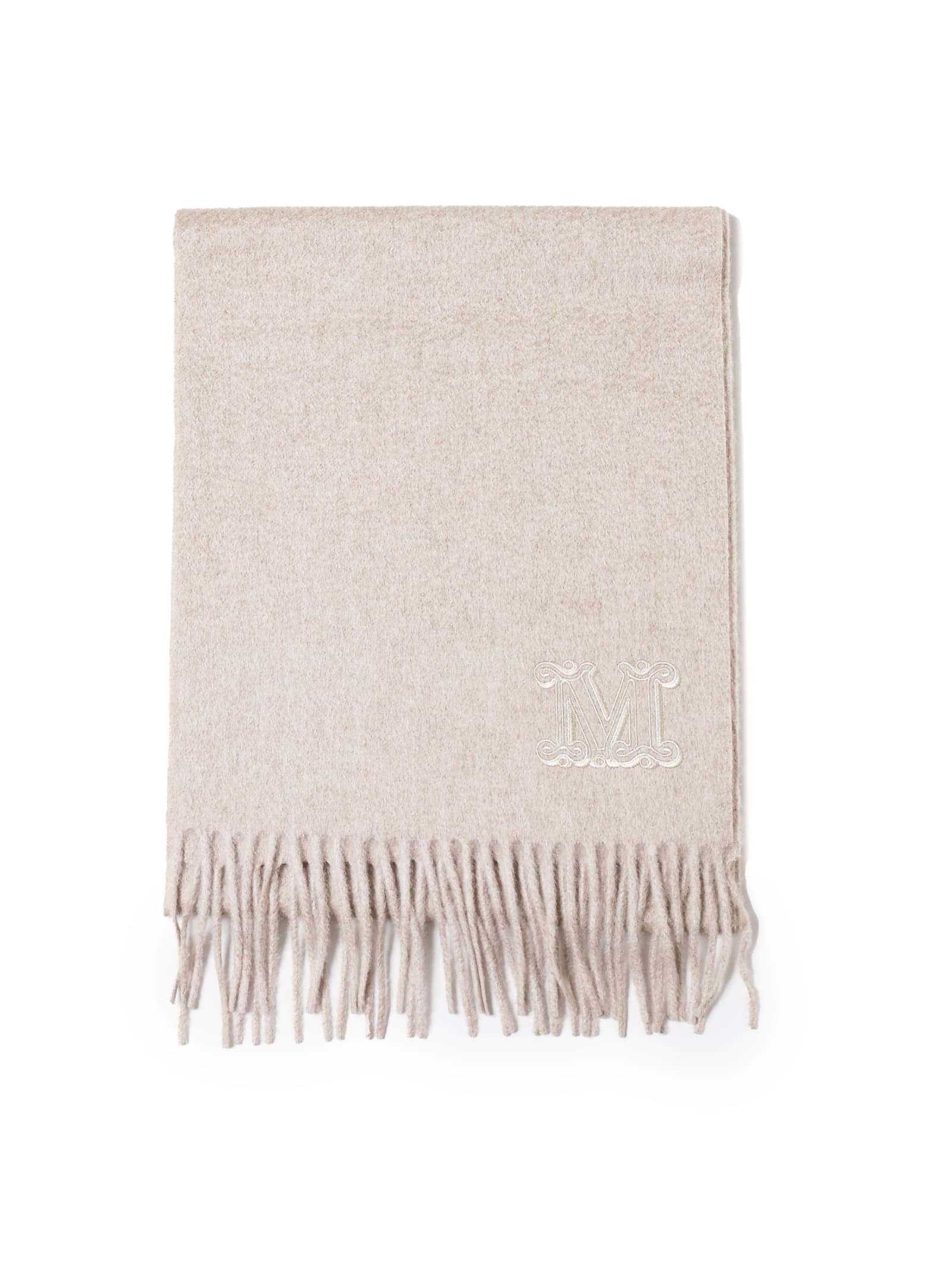 Shop Max Mara Cashmere Stole In Daino Chiaro