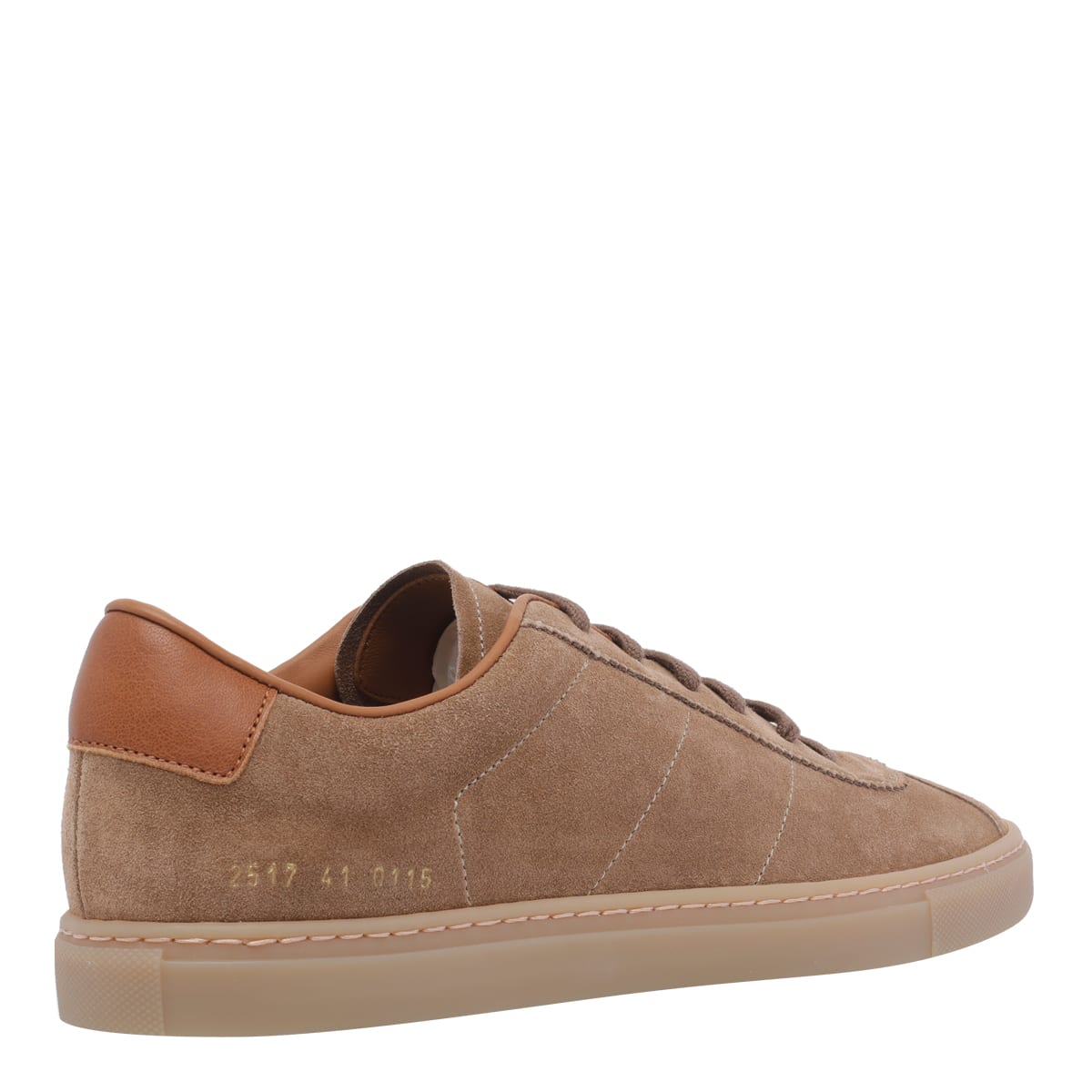 Common Projects Field Trainer Sneakers In Camel Suede In Brown