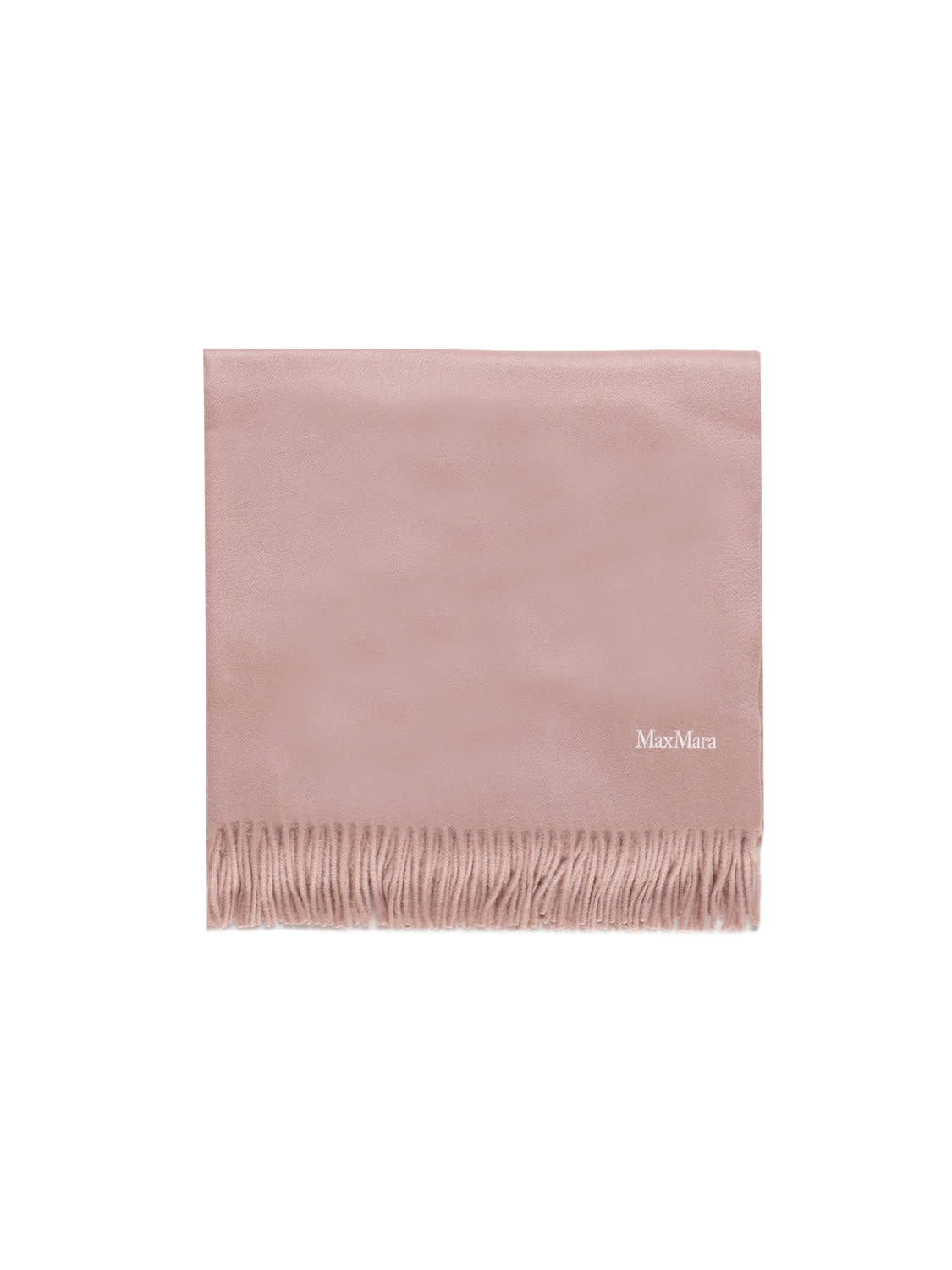 Shop Max Mara Stole In Pure Sable Cashmere In Pink
