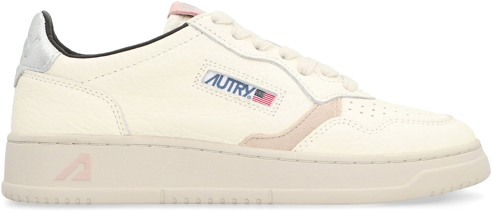 Autry Medalist Elephant Low-top Sneakers In White