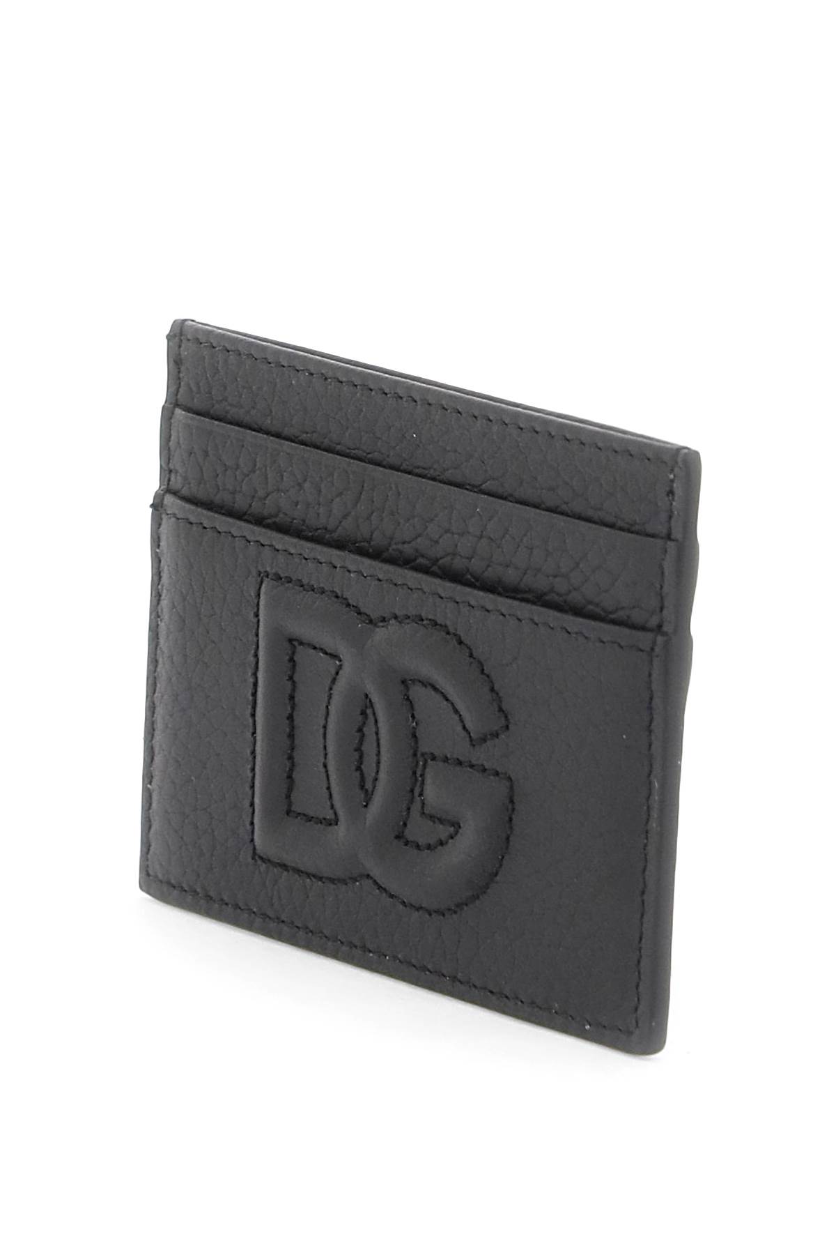 Shop Dolce & Gabbana Cardholder With Dg Logo In Nero (black)