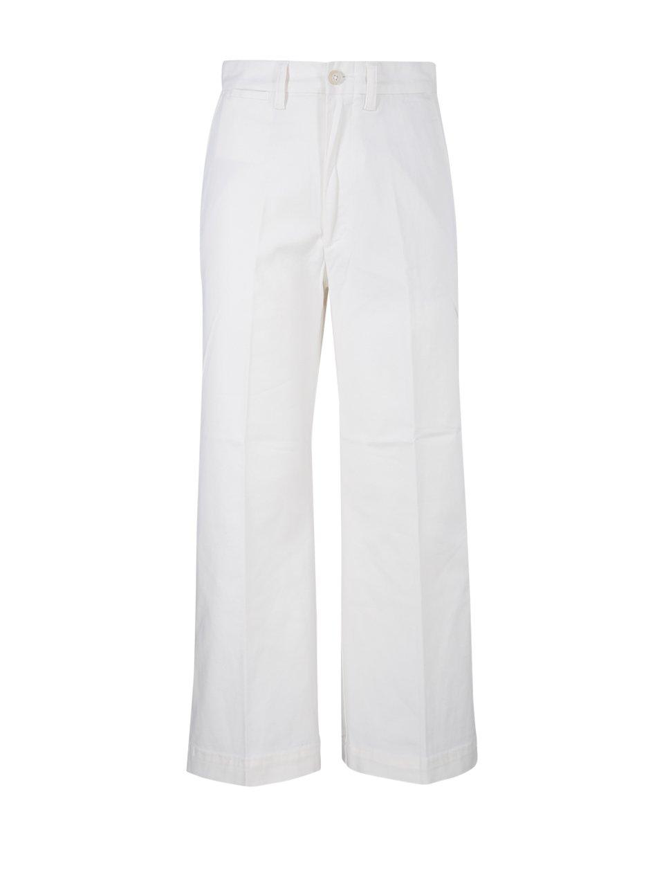 Wide-leg Chino Pants