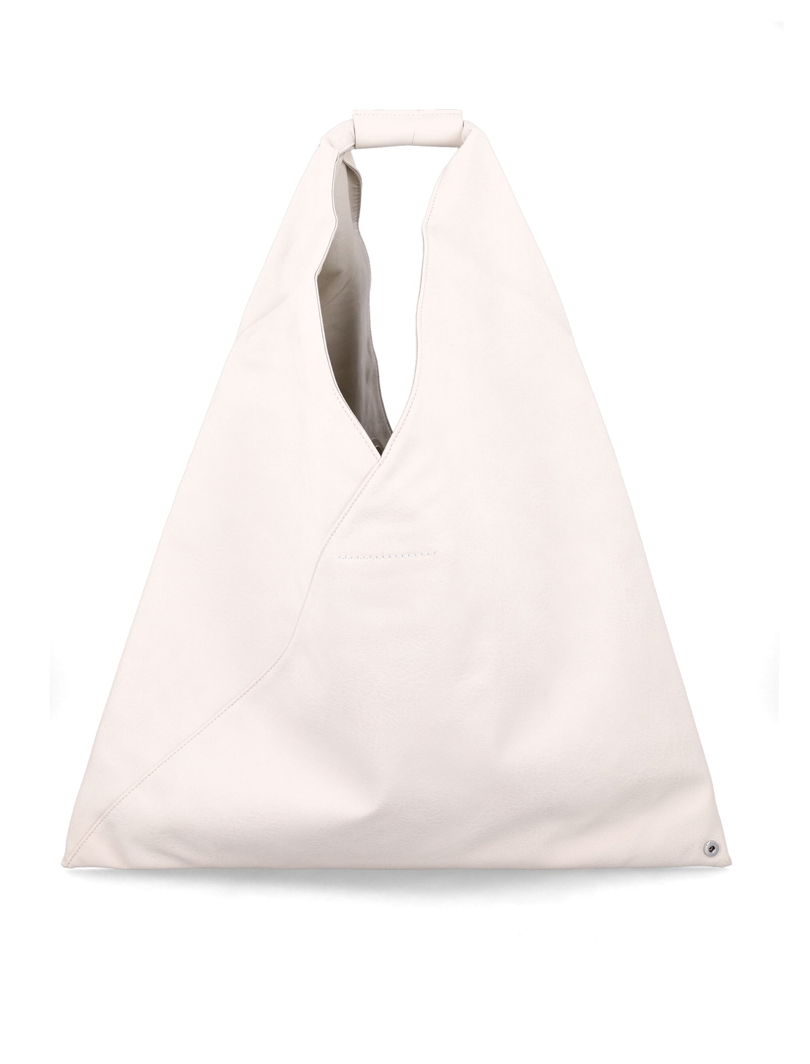 Mm6 Maison Margiela Japanese Classic Leather-effect Bag In White