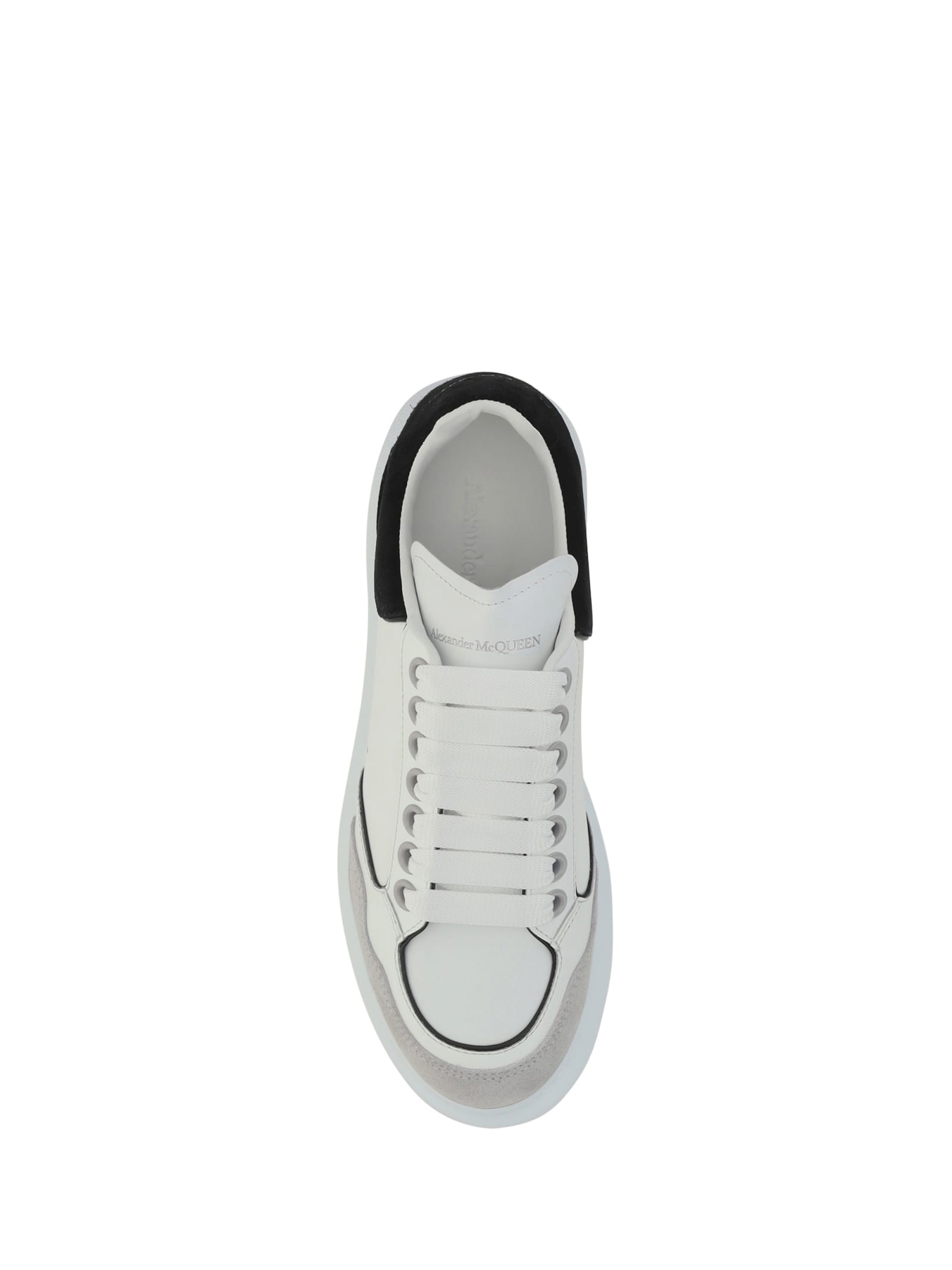 Shop Alexander Mcqueen Sneakers In White/luna/black
