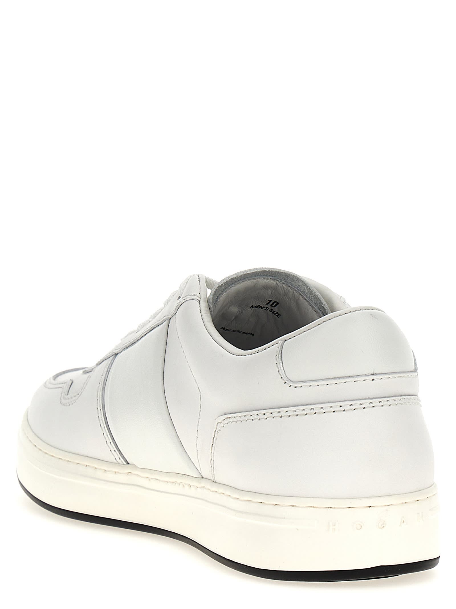 Shop Hogan H668 Sneakers In White