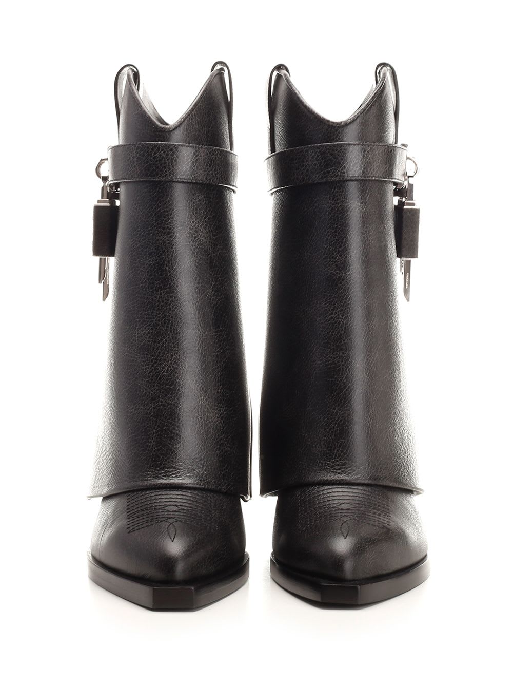 Givenchy Woman Ankle Boots Charcoal Size 7 Leather In Black