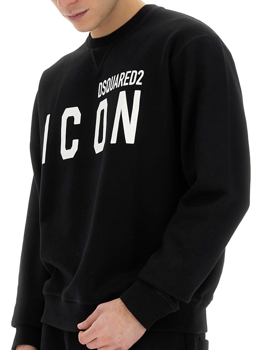 Shop Dsquared2 Icon Sweatshirt In Black