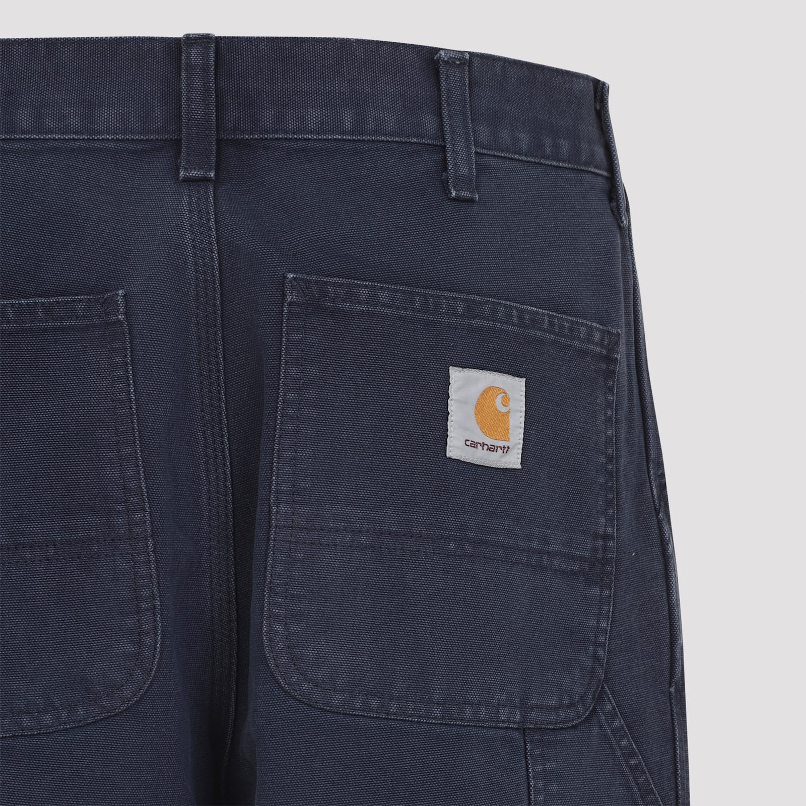 Carhartt Double-pocket Organic Cotton Jeans In Blue