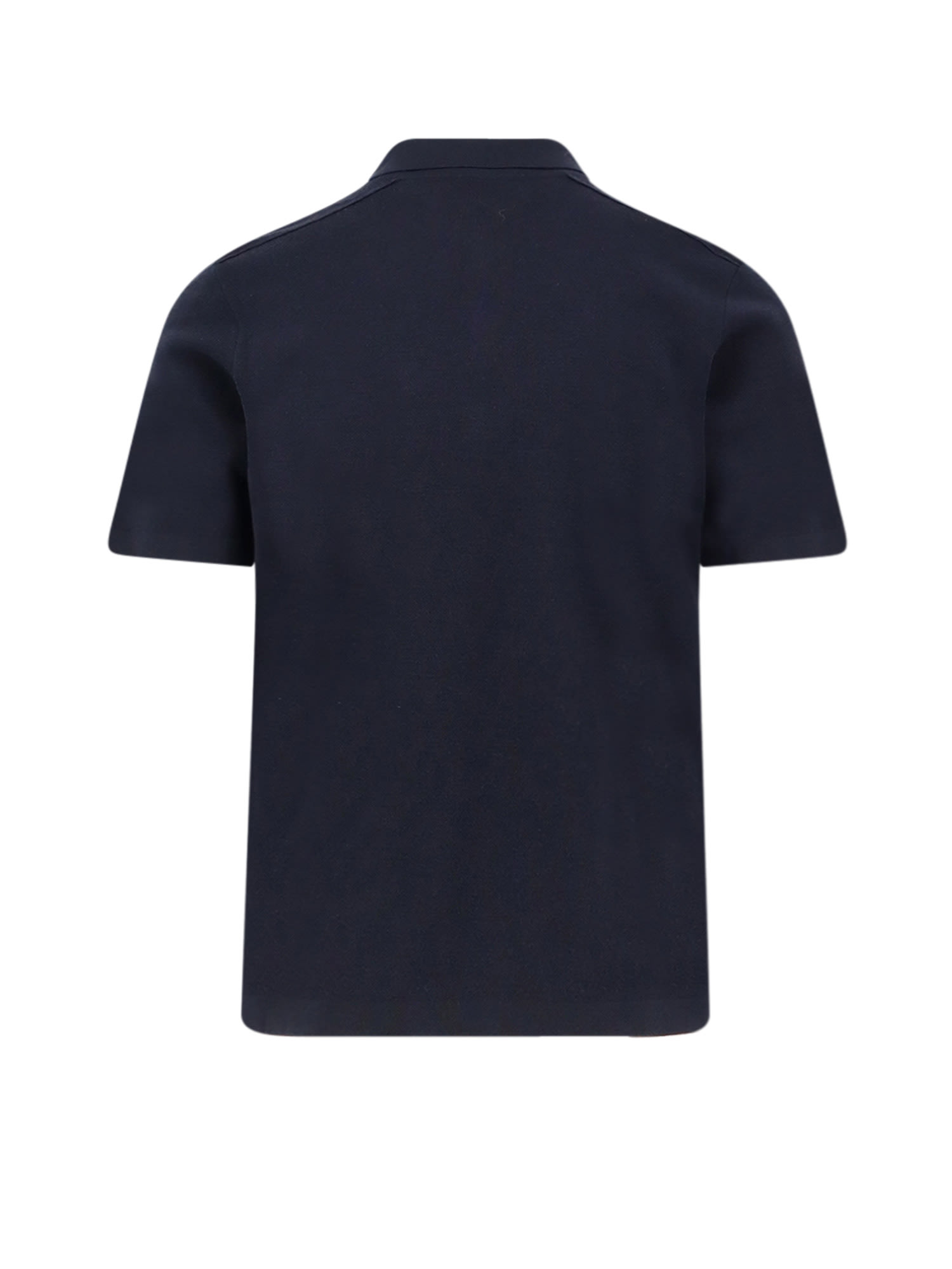 Burberry Wool Polo Shirt In Blue