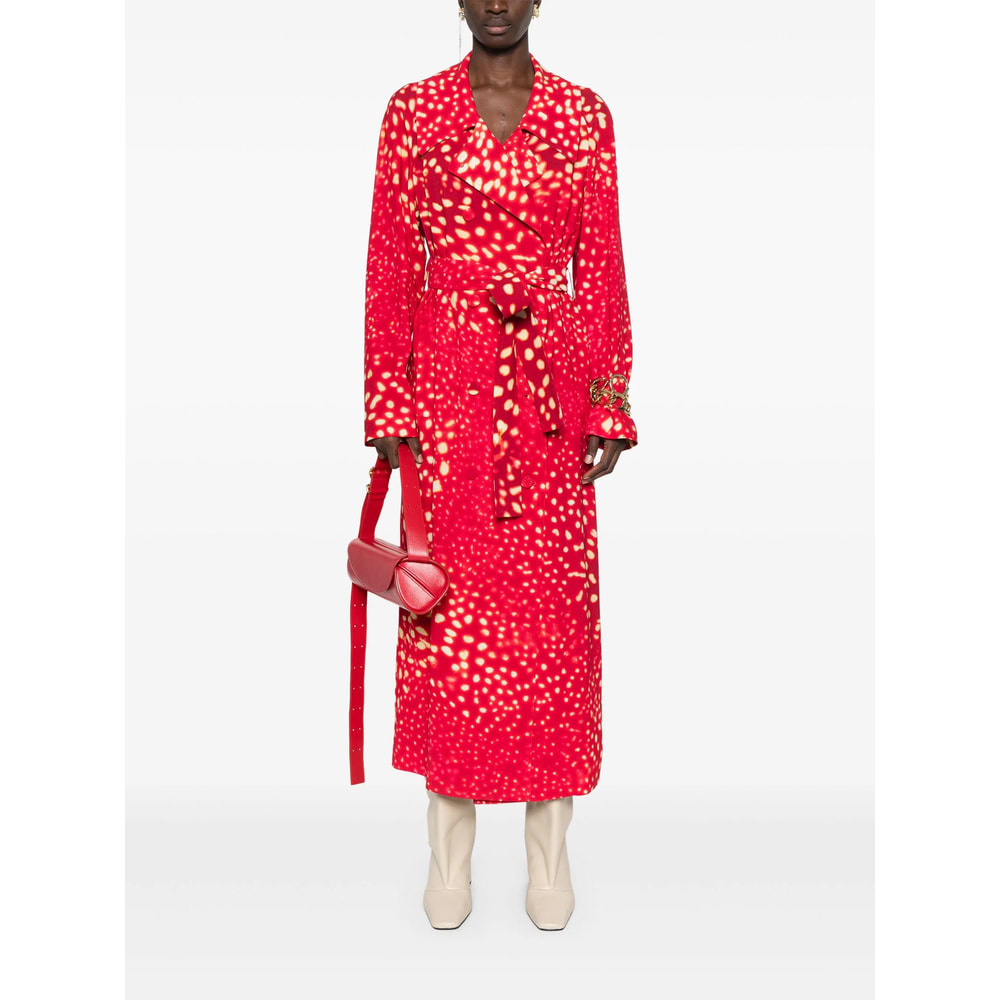 Dries Van Noten Coat In Red