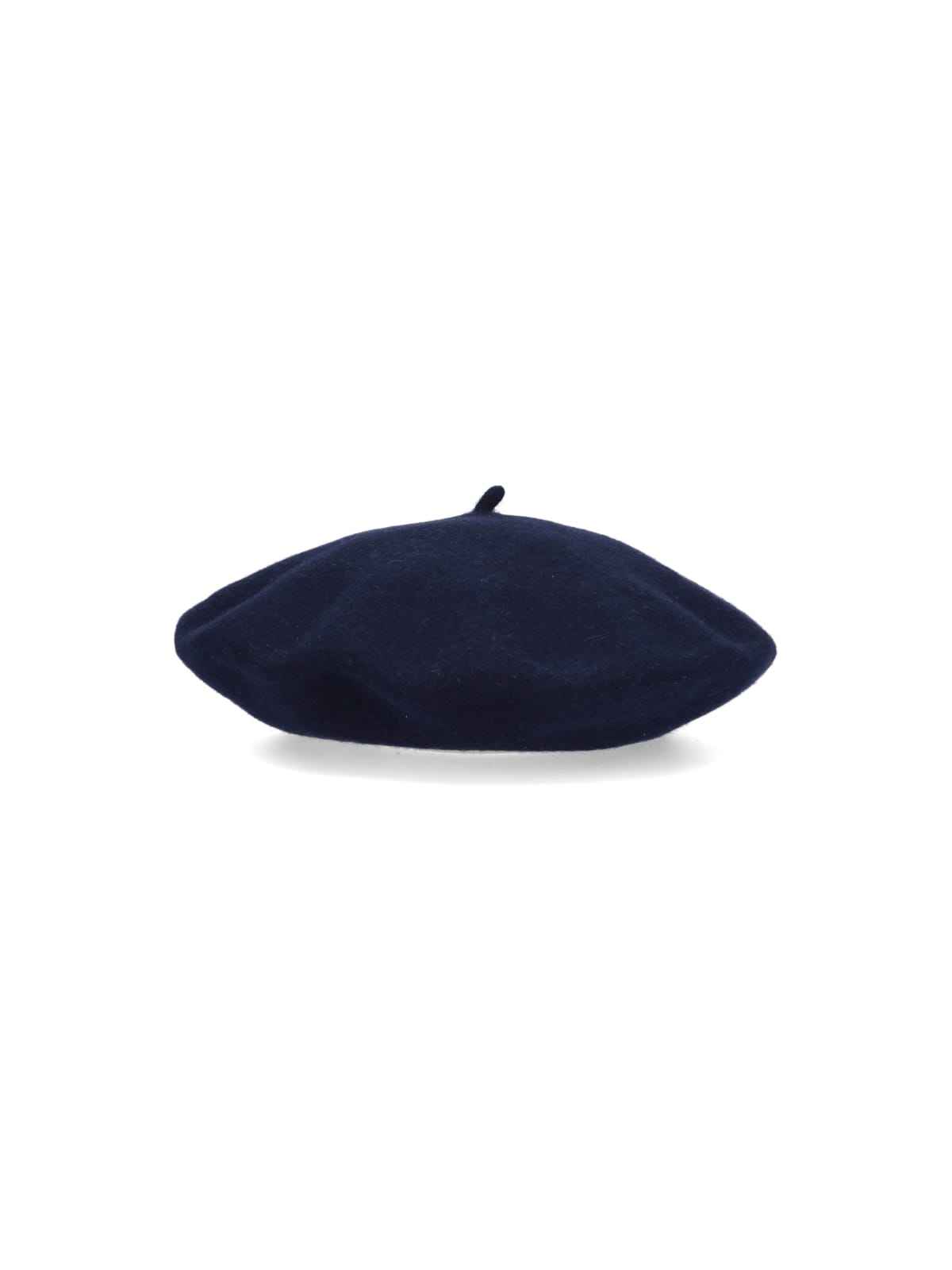 Shop Maison Margiela Wool Beret In Navy