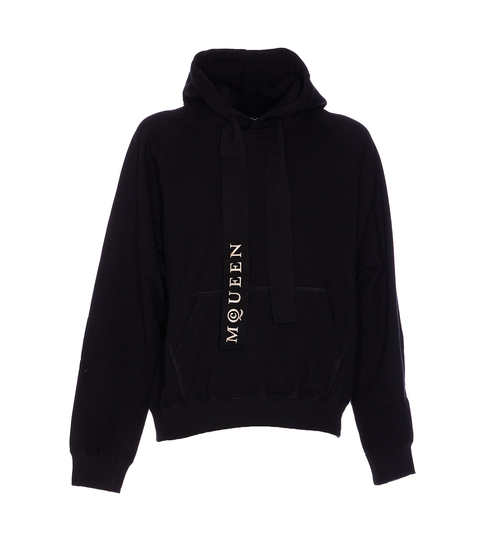 Alexander Mcqueen Hoodie With Drawstring Hood And Kangaroo Pocket