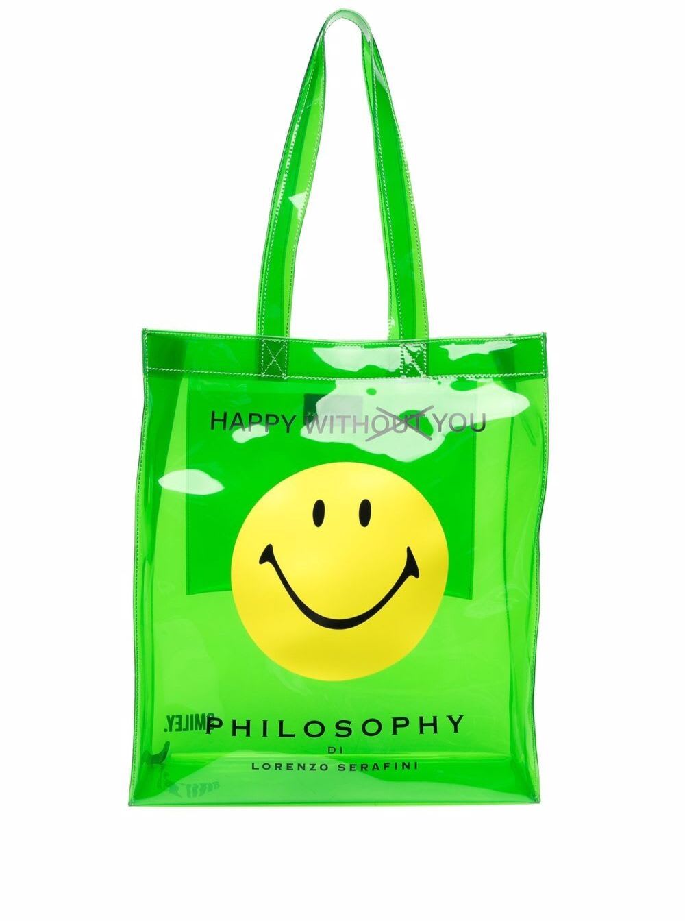 Philosophy di Lorenzo Serafini Pvc Smiley Print Crossbody Bag