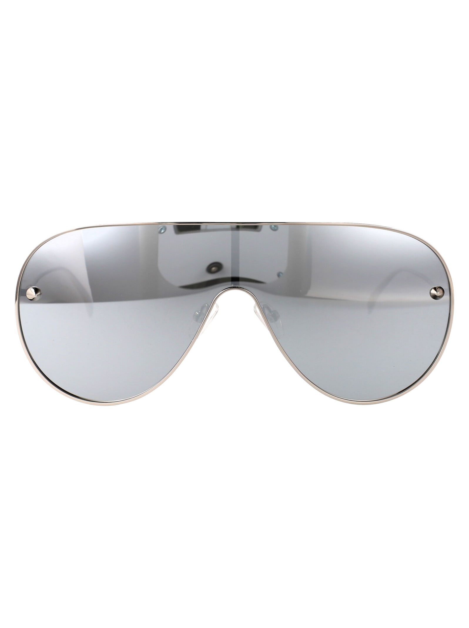 Alexander Mcqueen Am0481s Sunglasses In Silver