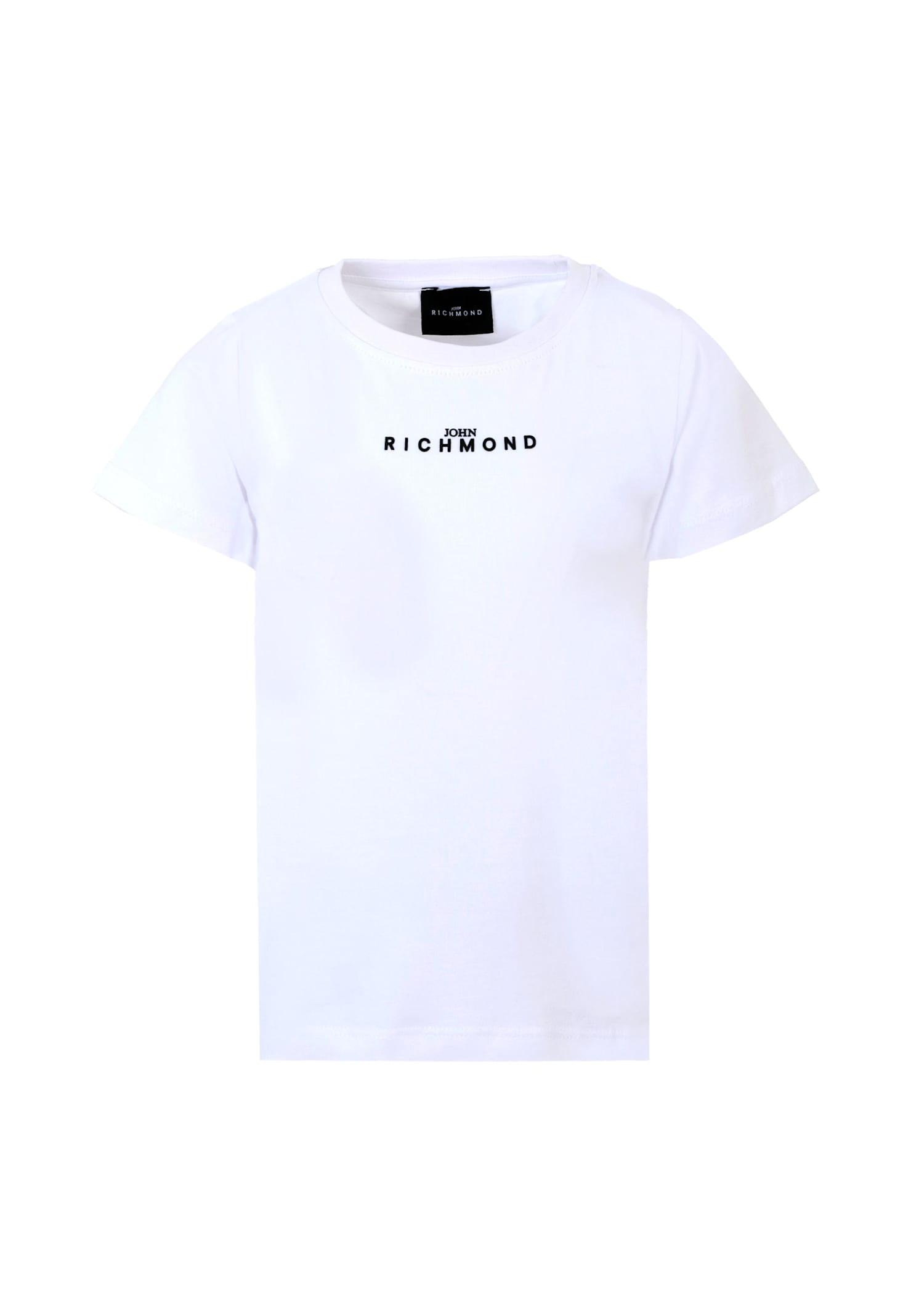 Richmond White T-shirt For Kids With Logo