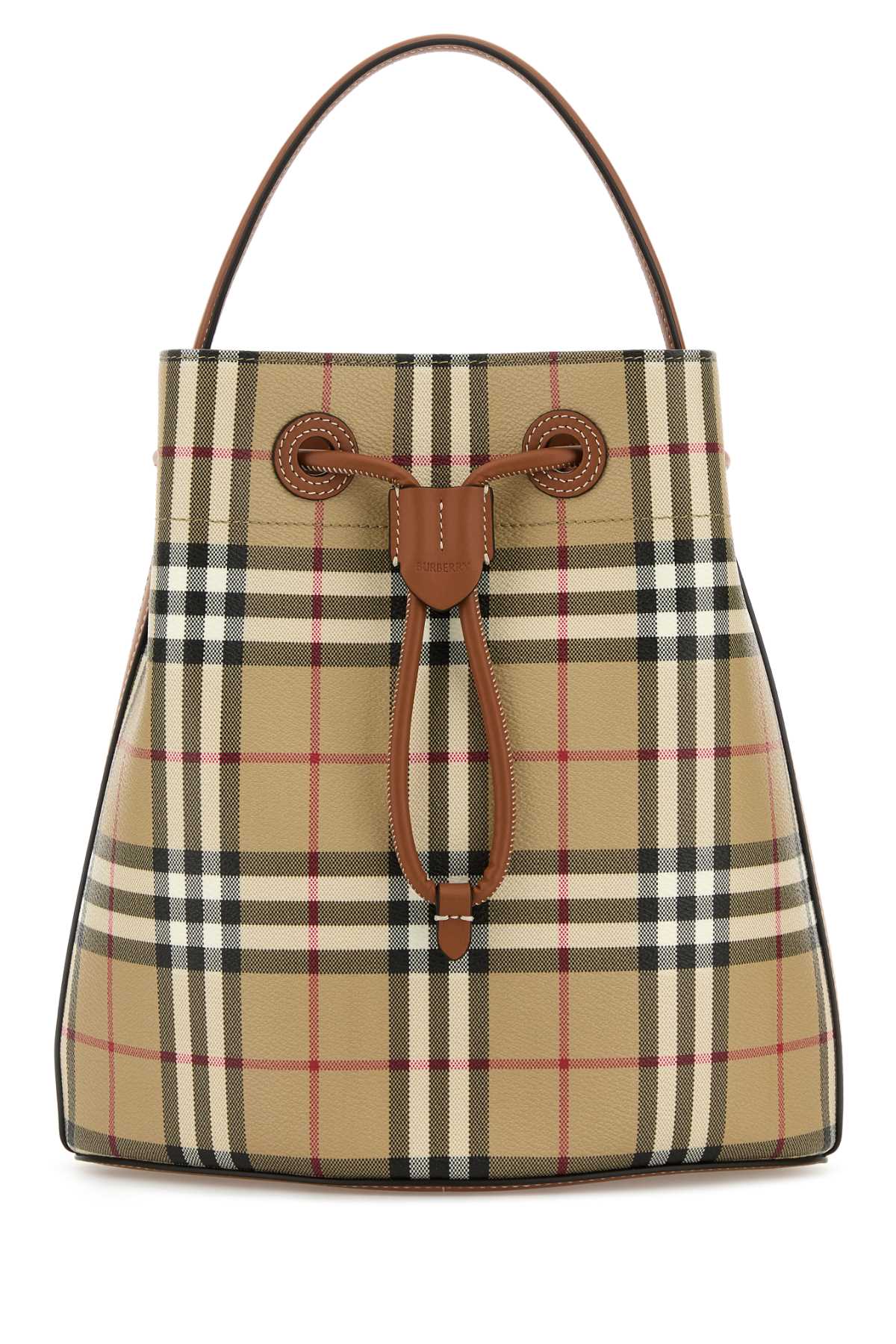 Burberry Printed Canvas Bucket Bag