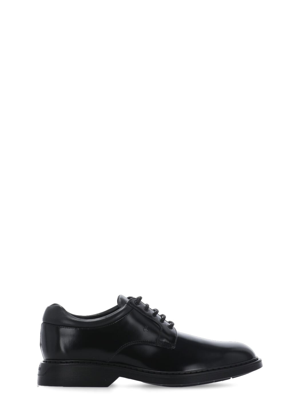 Shop Hogan H576 Lace-up Shoes In Black