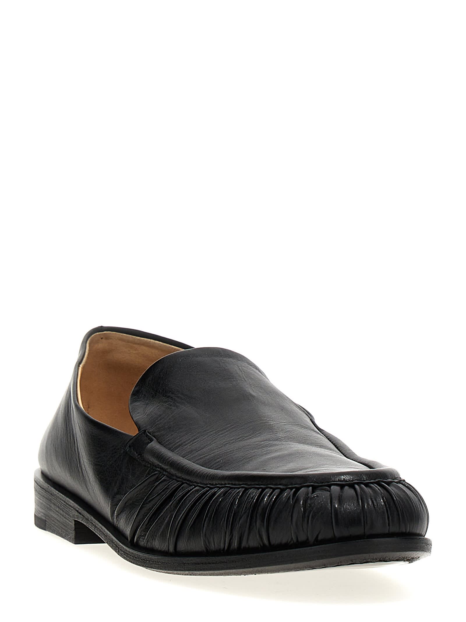 Shop Marsèll Mocassino Loafers In Black