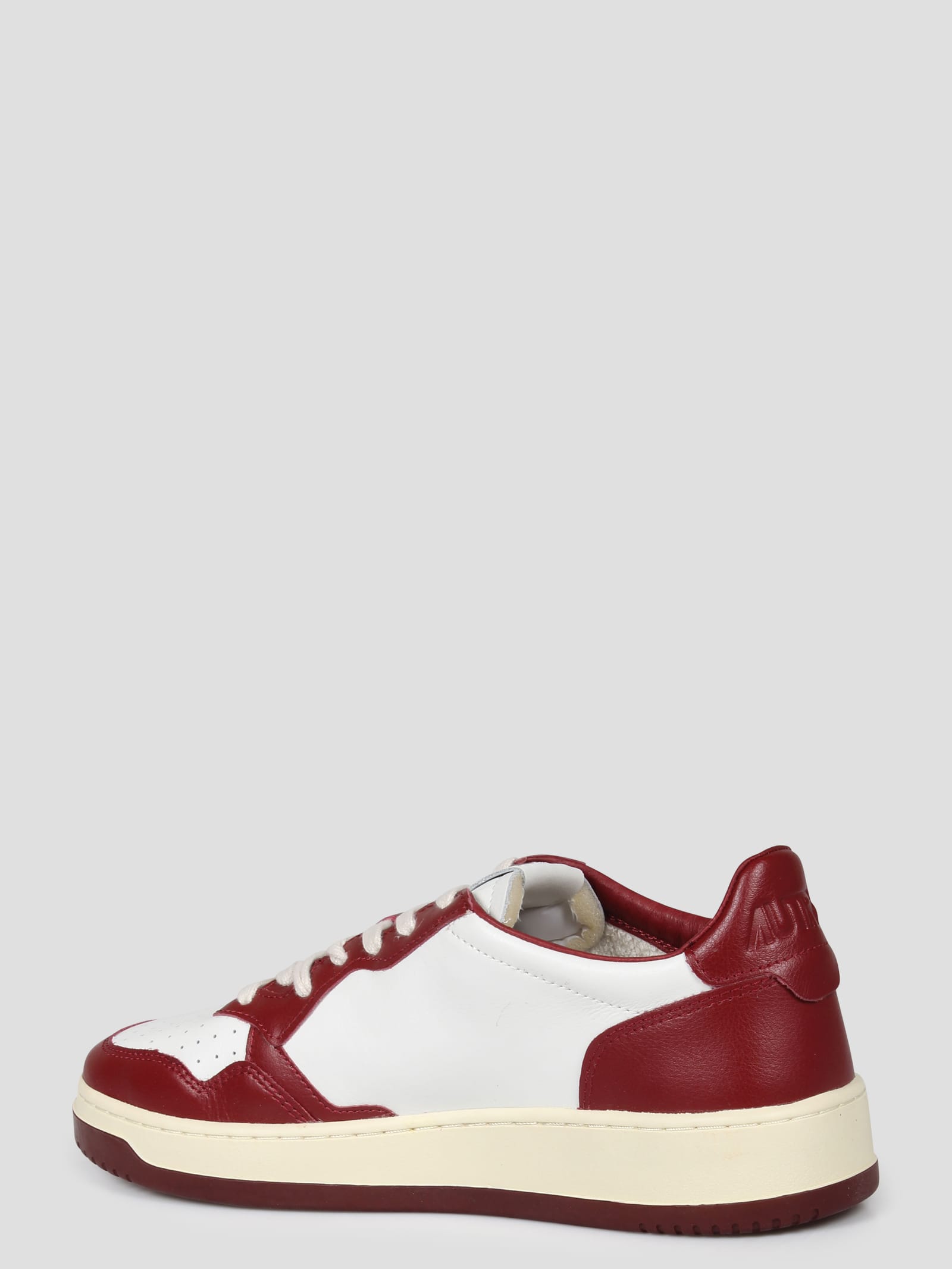 Shop Autry Medalist Low Bicolor Sneakers In White