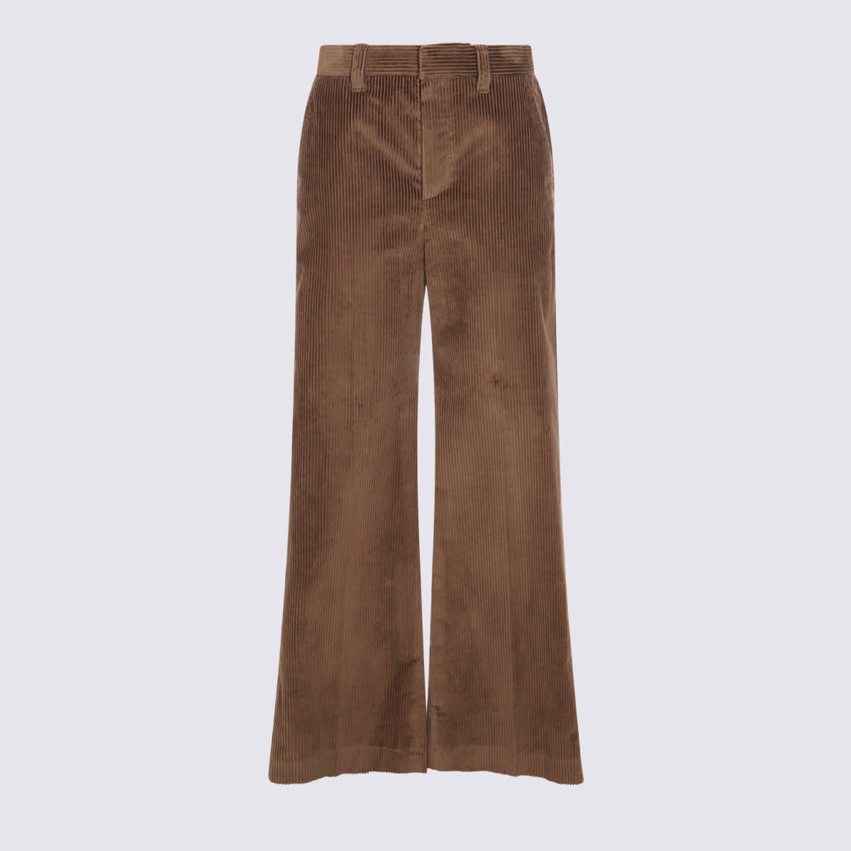 Brunello Cucinelli Brown Cotton Pants