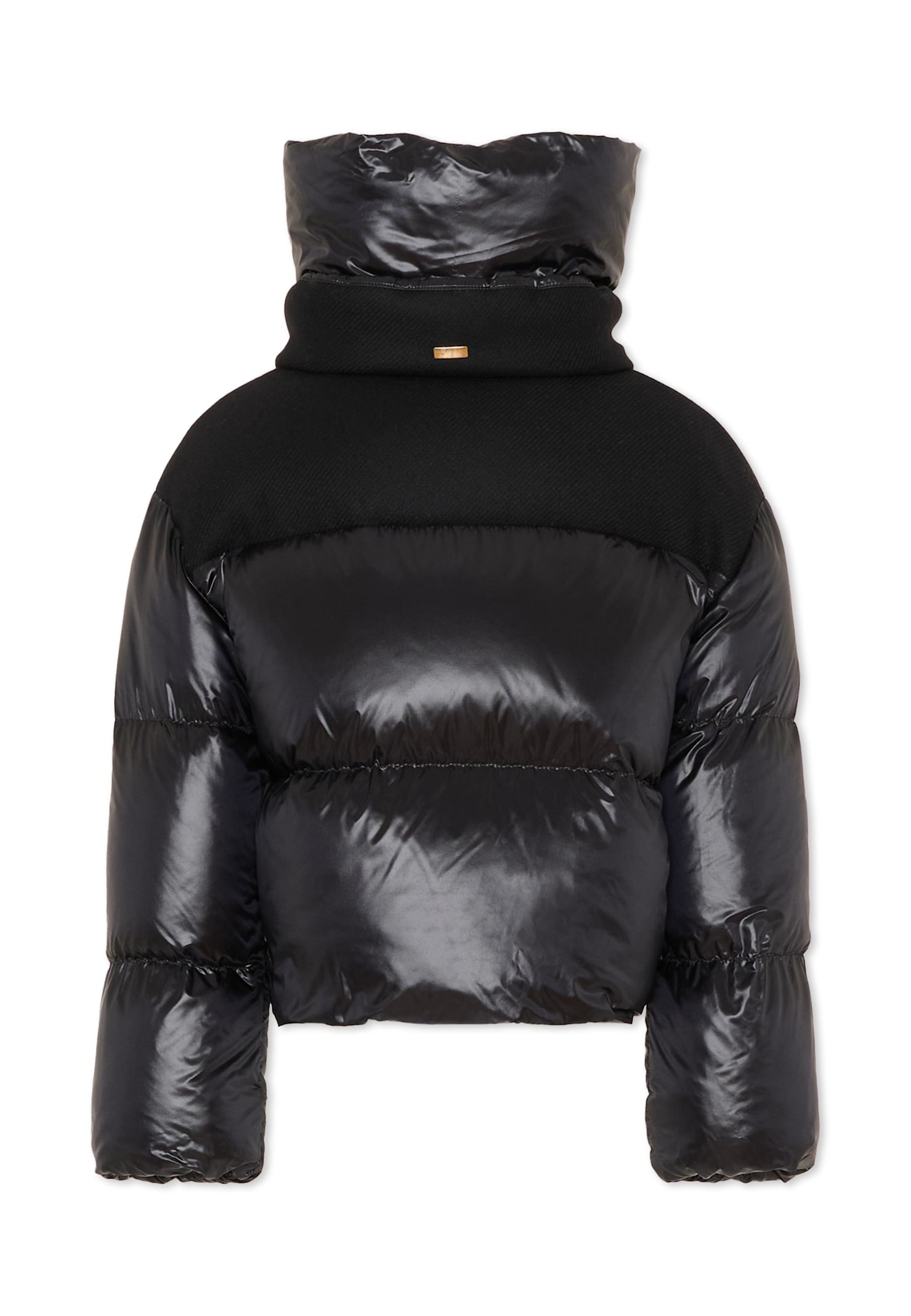 Herno Quilted Panelled Padded Jacket In Animal Print