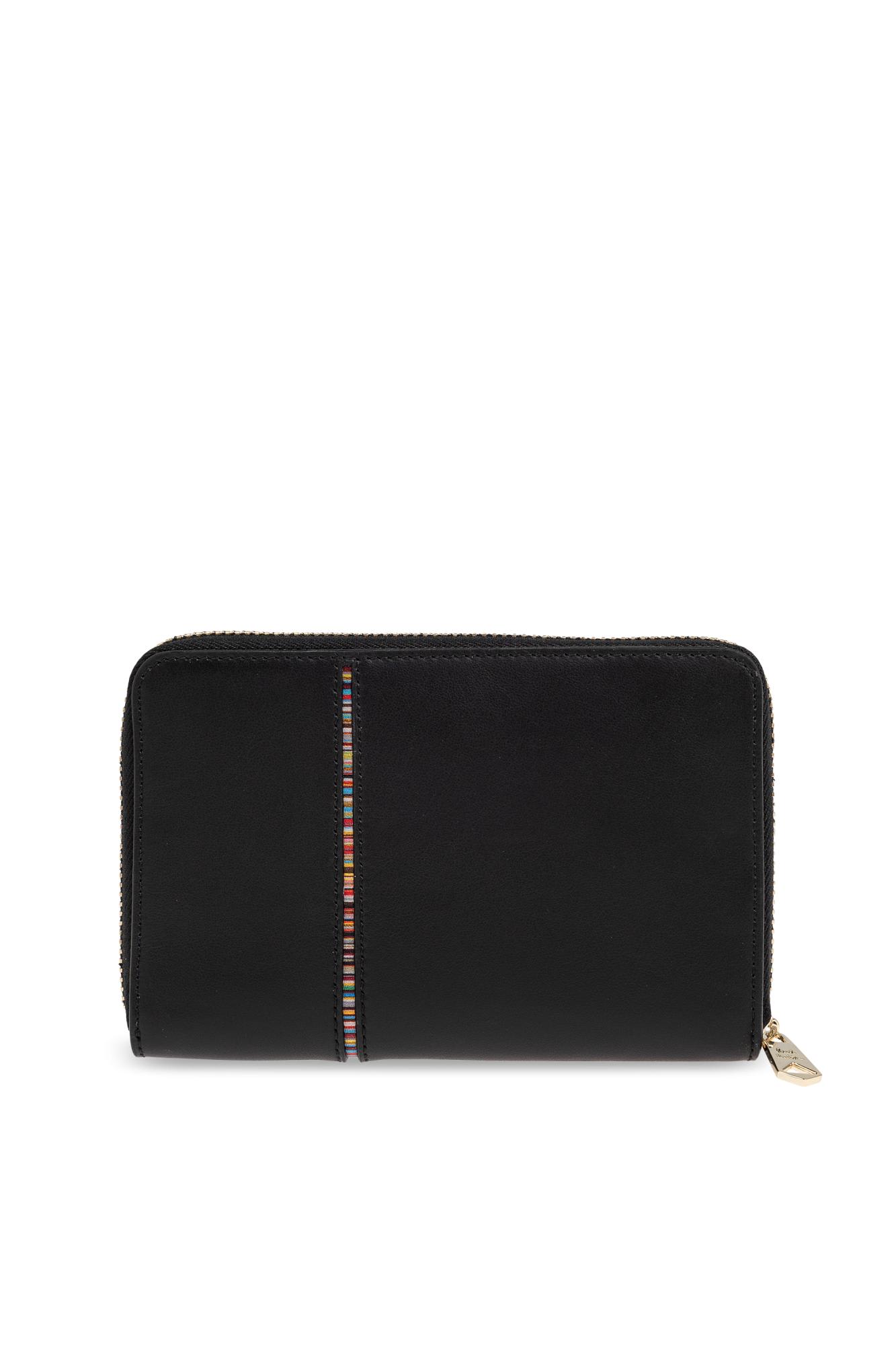 Shop Paul Smith Wallet With Logo In Black