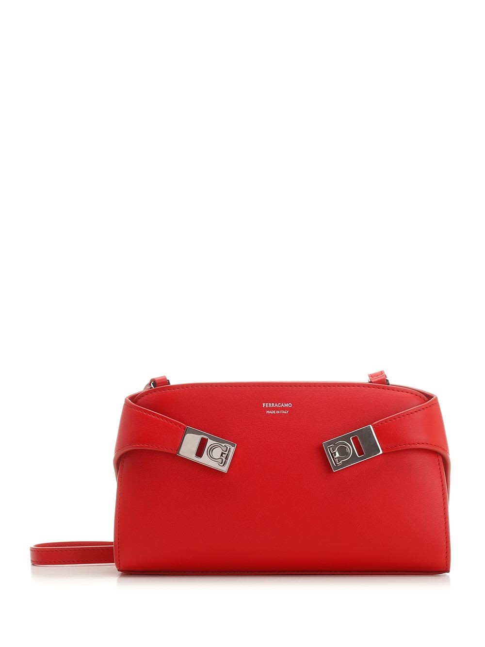 Shop Ferragamo Hug Cross-body Bag In Red