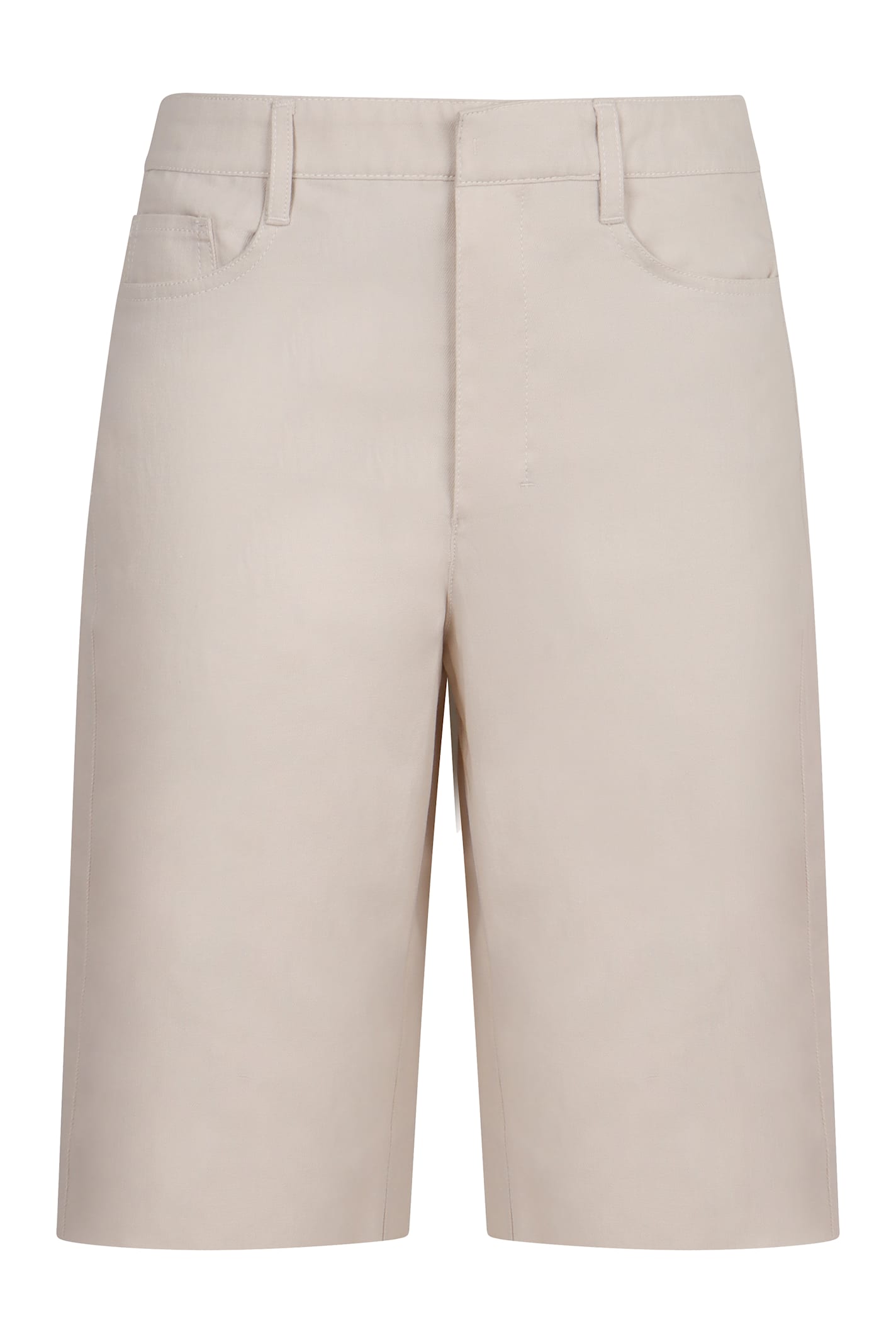 'S MAX MARA ERIC COTTON AND LINEN BERMUDA-SHORTS