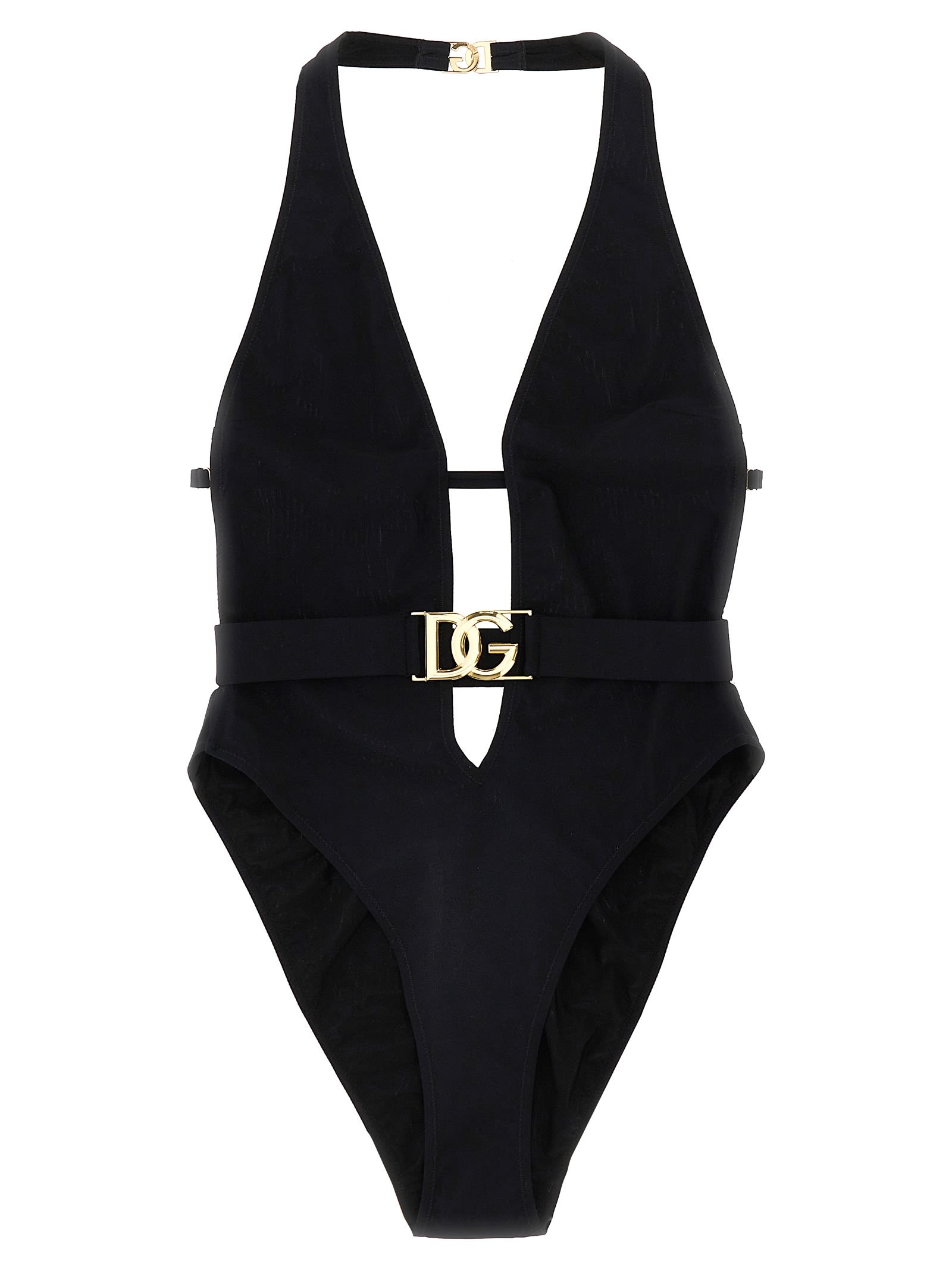 Shop Dolce & Gabbana Dg One-piece Swimsuit