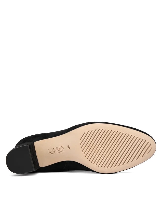 Ralph Lauren Kellie Bt Hl Boots Bootie In Black