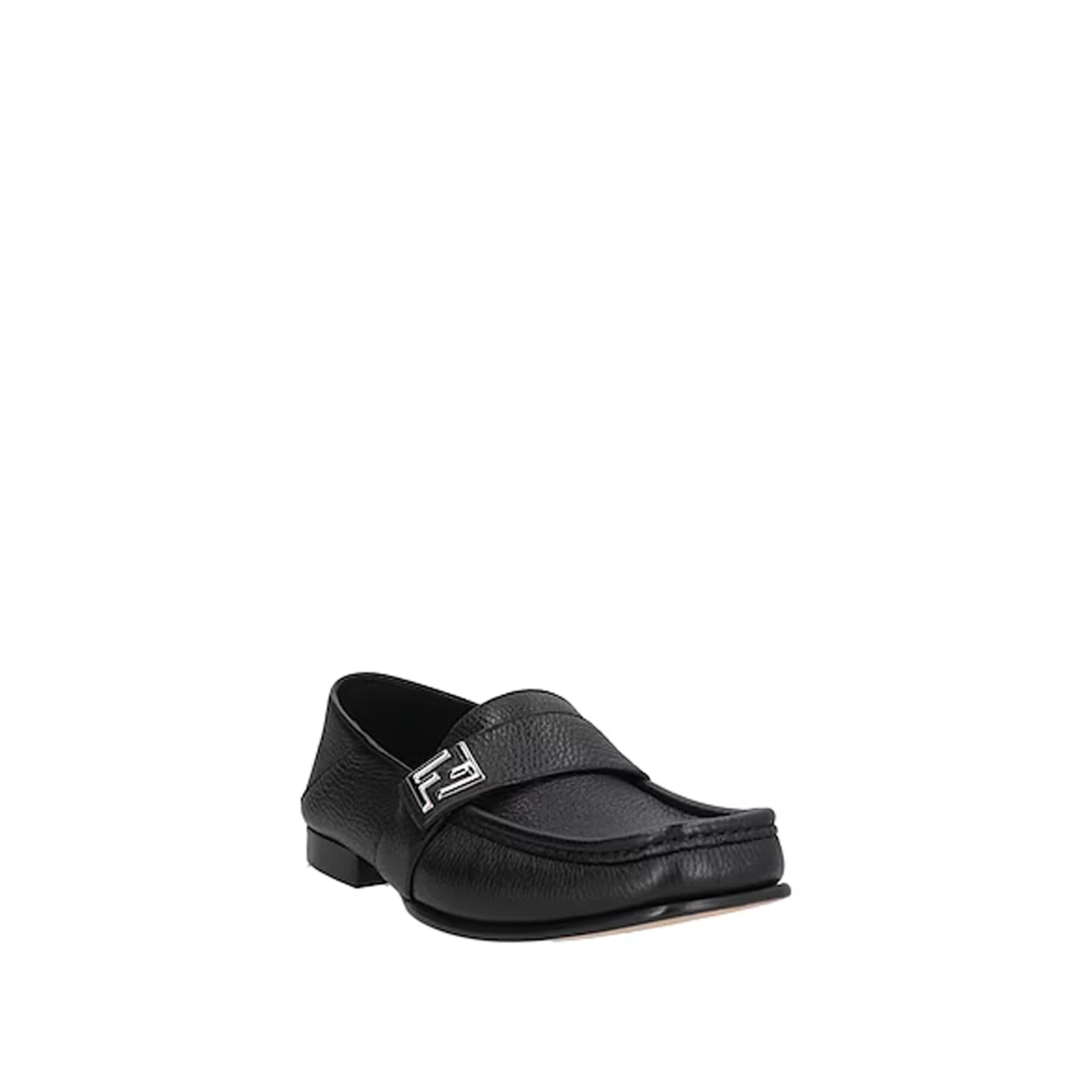 FENDI LEATHER LOAFERS 