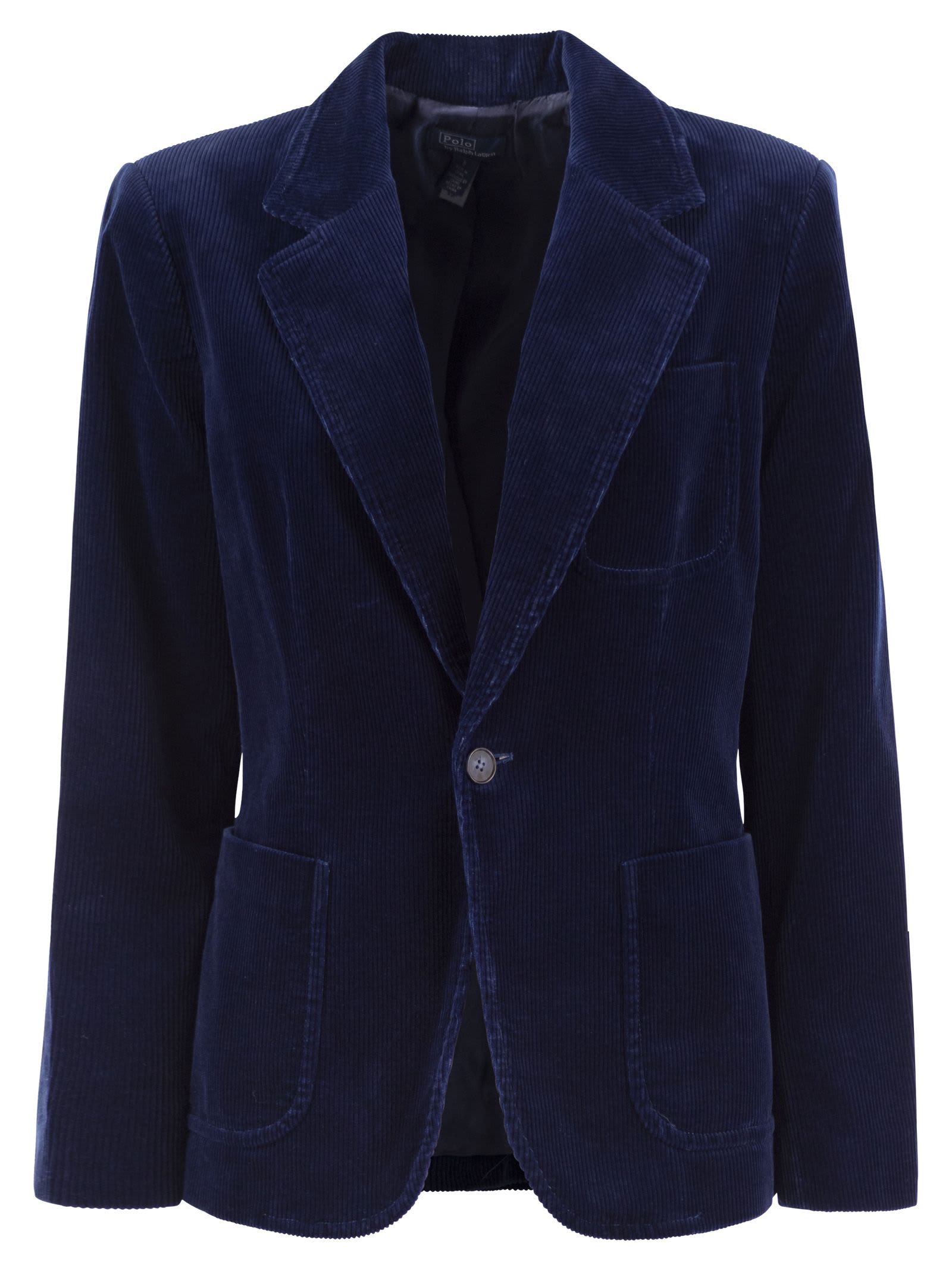 Single Breasted Corduroy Blazer