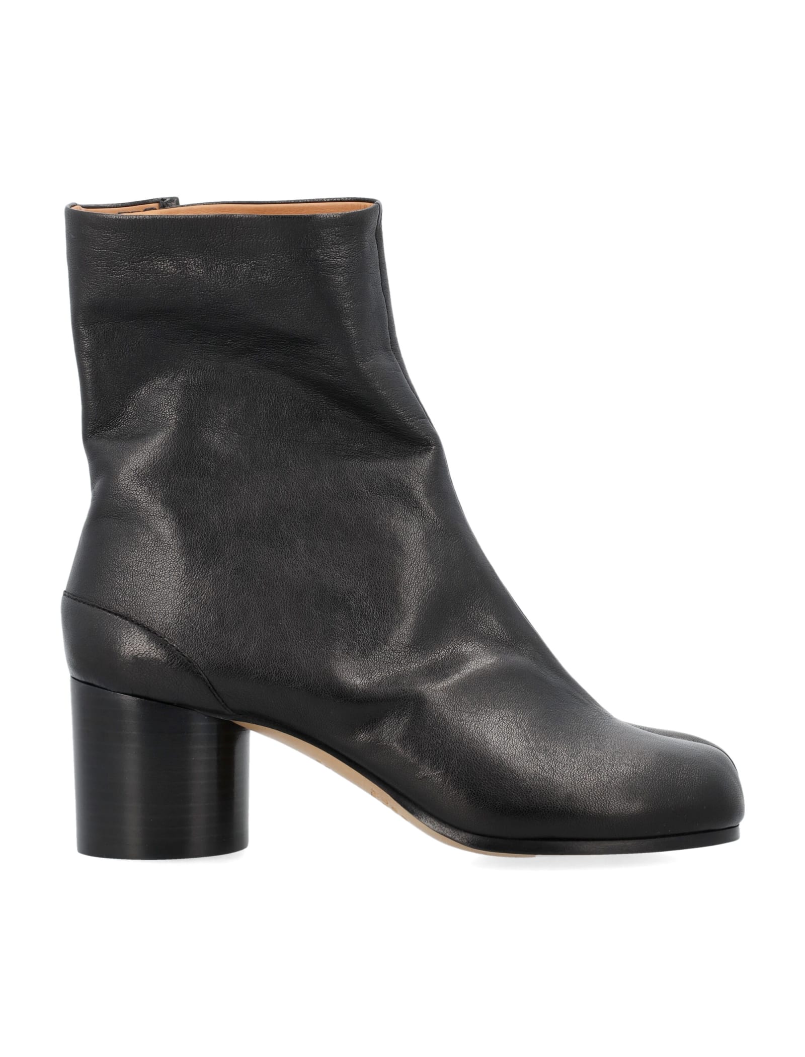 Shop Maison Margiela Tabi Ankle Boots In Black