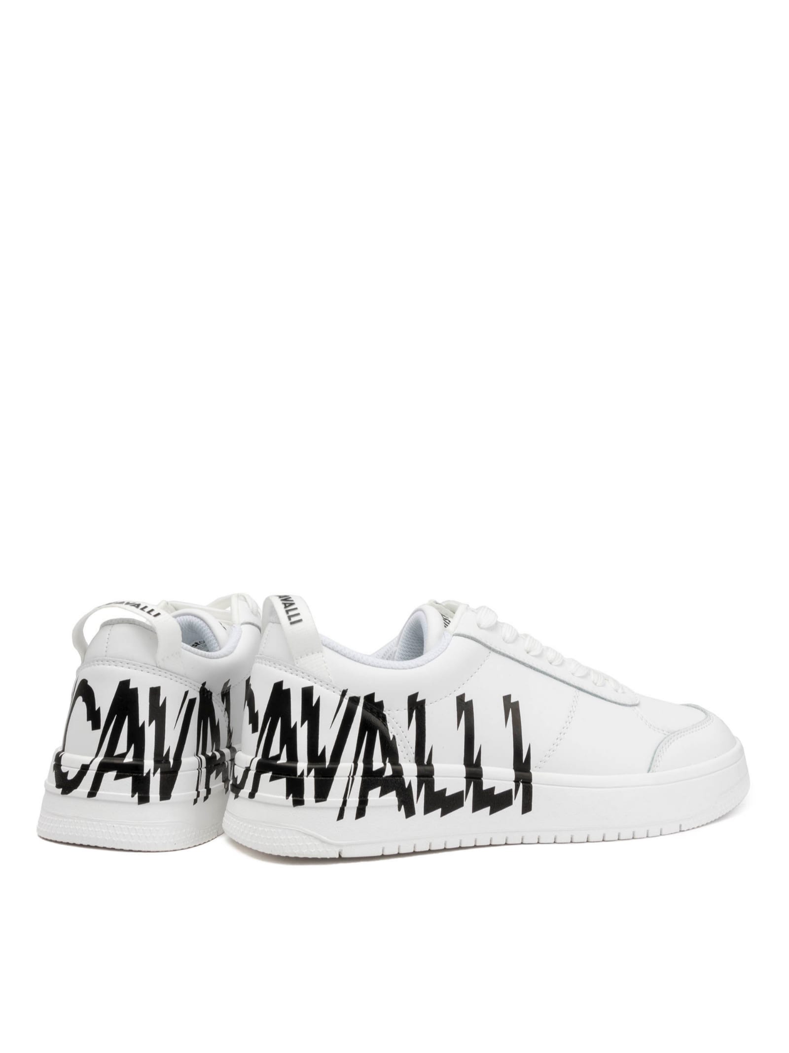 Just Cavalli Sneakers  Men Color White In White