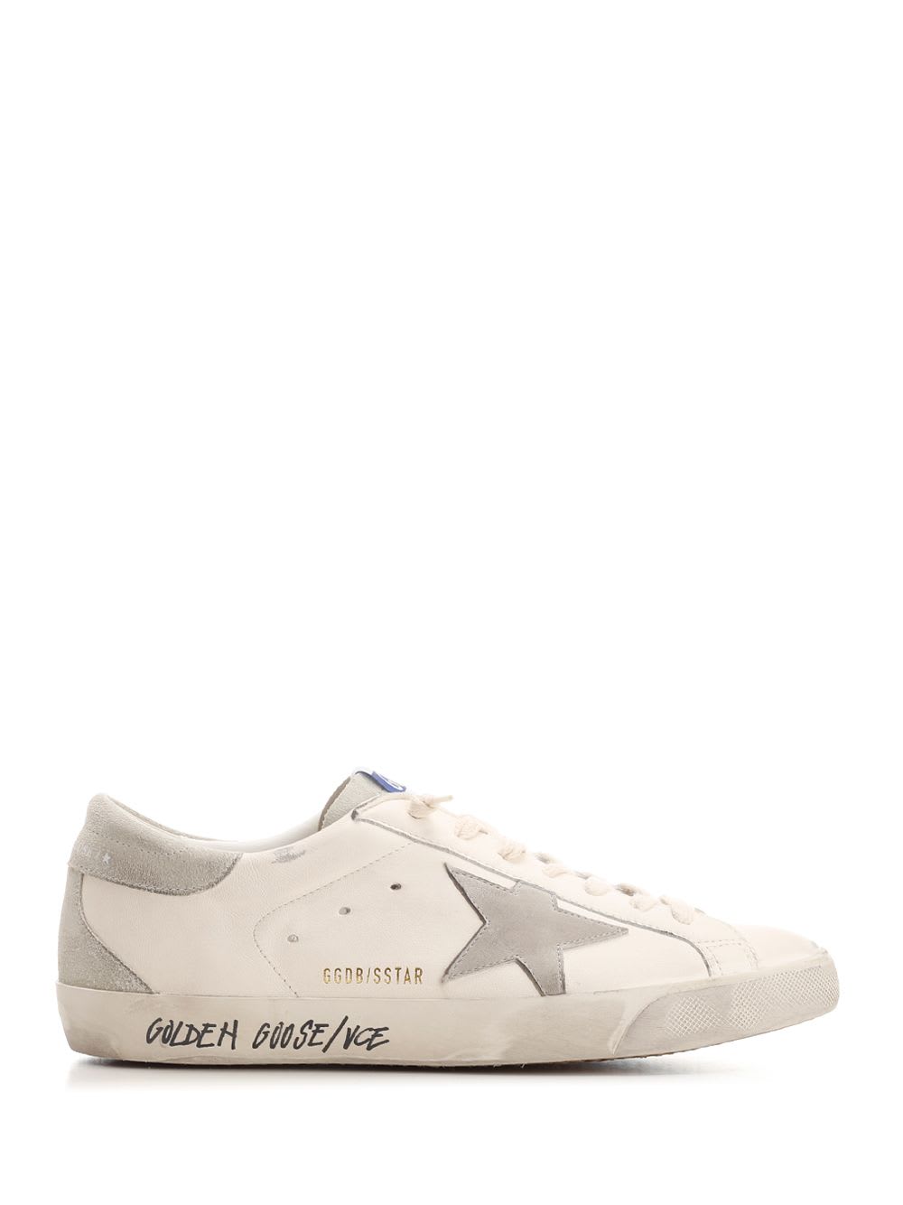 Shop Golden Goose Super Star Sneakers In Bianco