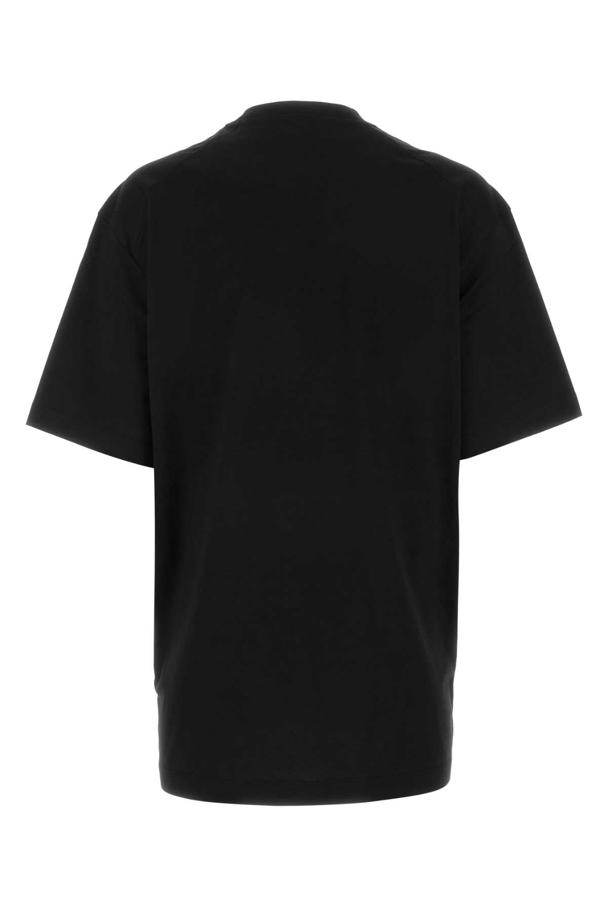Y-3 Black Cotton Oversize T-shirt