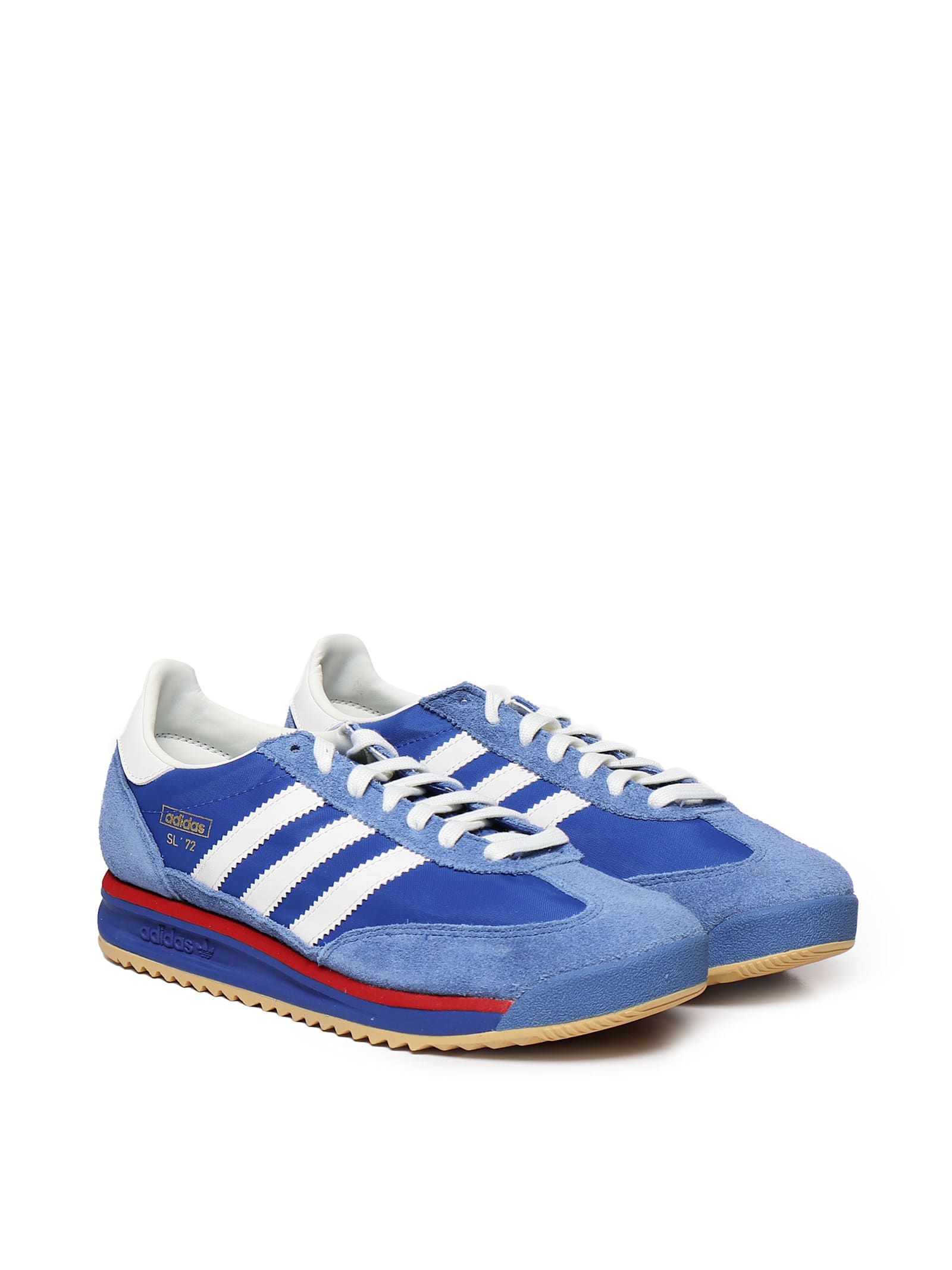 Adidas Originals Sl 72 Rs Sneakers In Blue Suede And Fabric In Blue