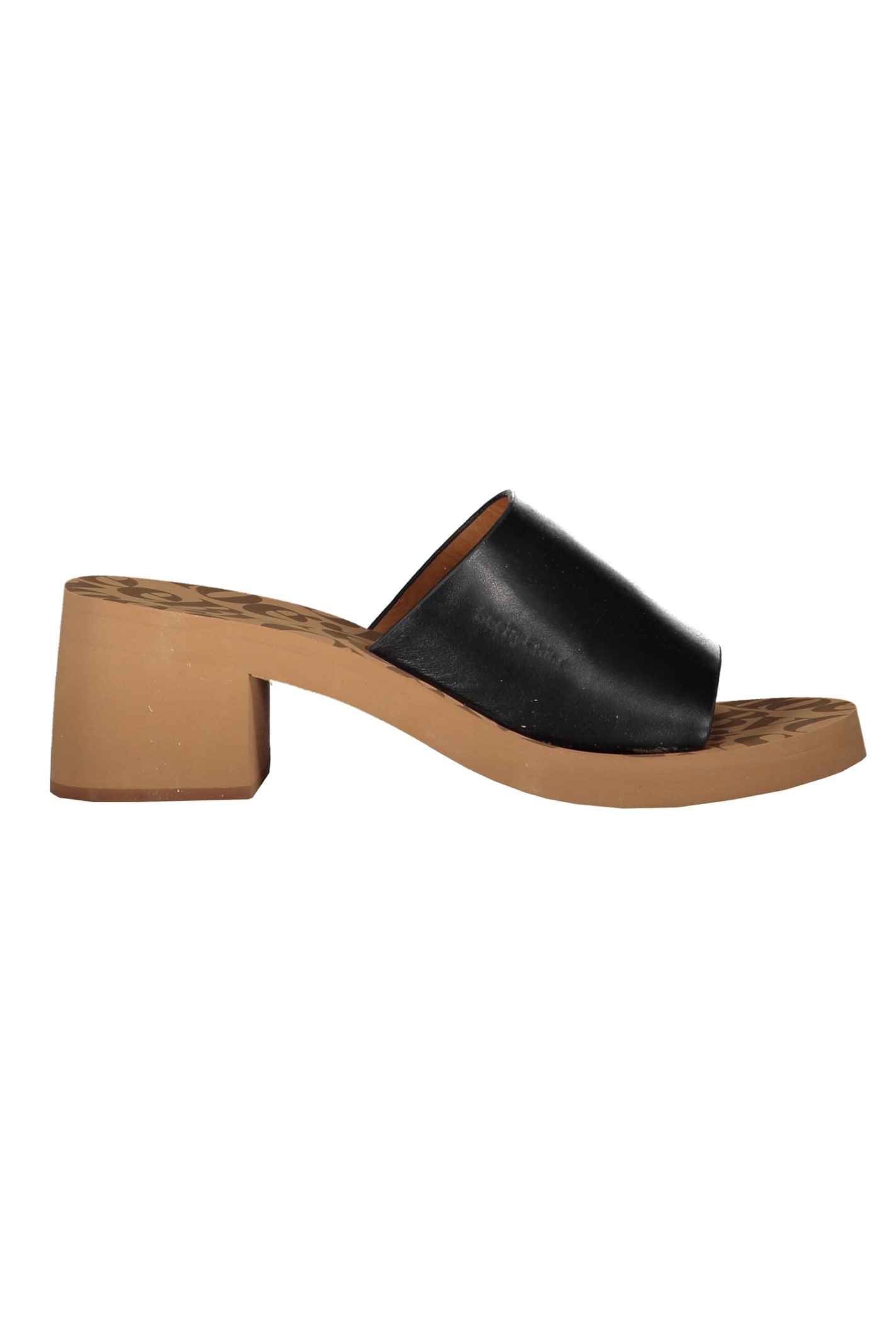 See By Chloé Leather Mules In Black