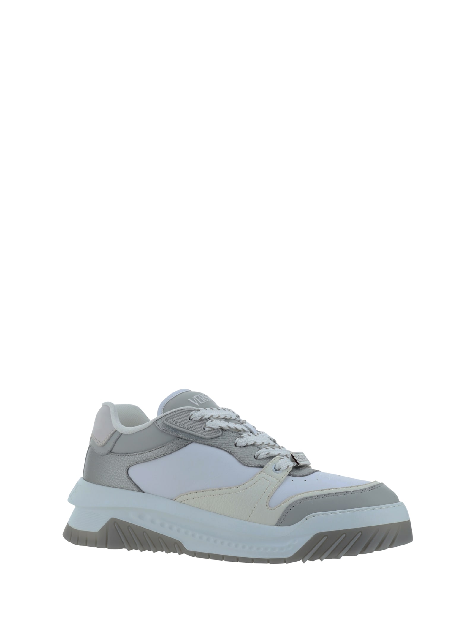 Shop Versace Odissea Sneakers In Grey