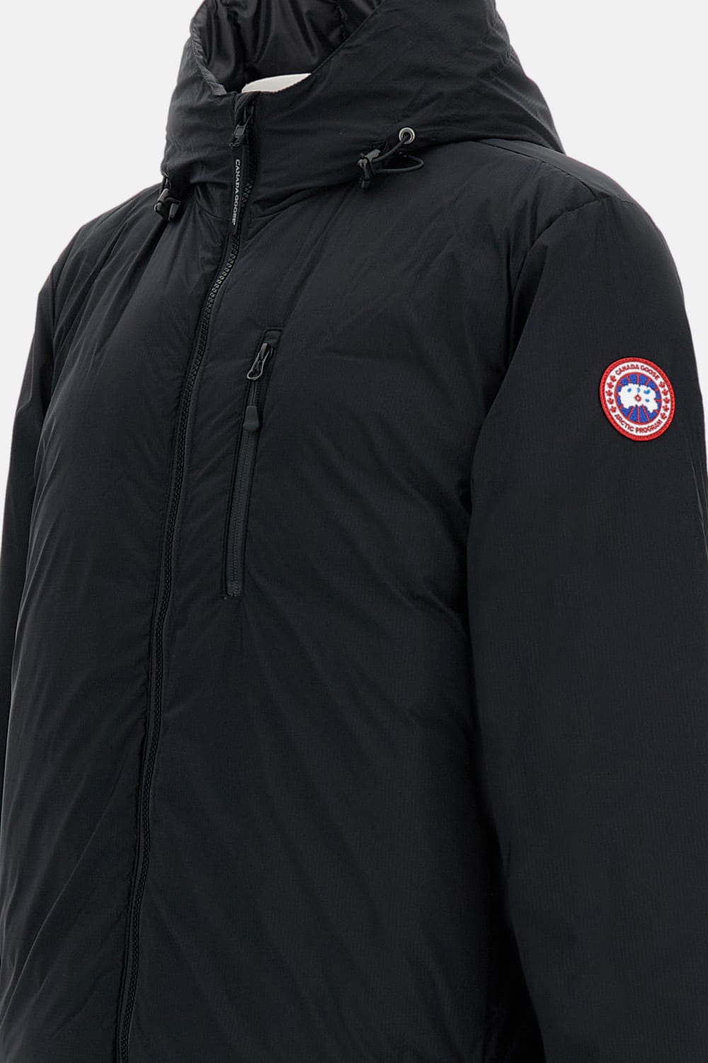 Canada Goose Lodge Down Jacket In Black