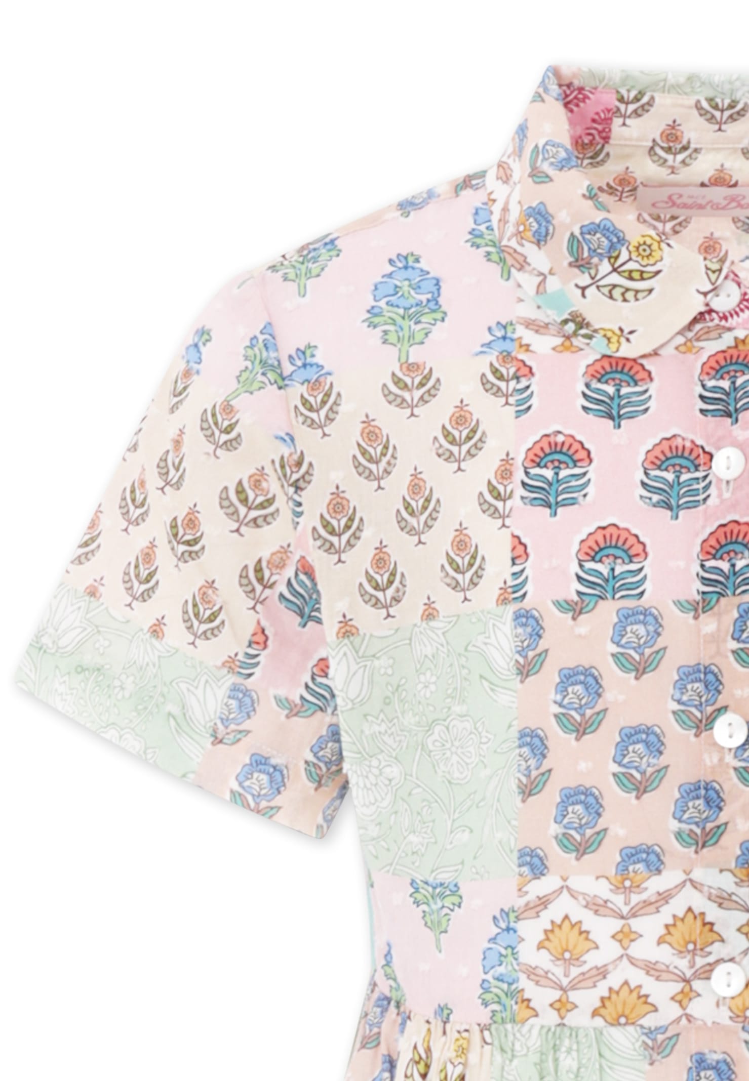 Mc2 Saint Barth Patchwork-design Dress