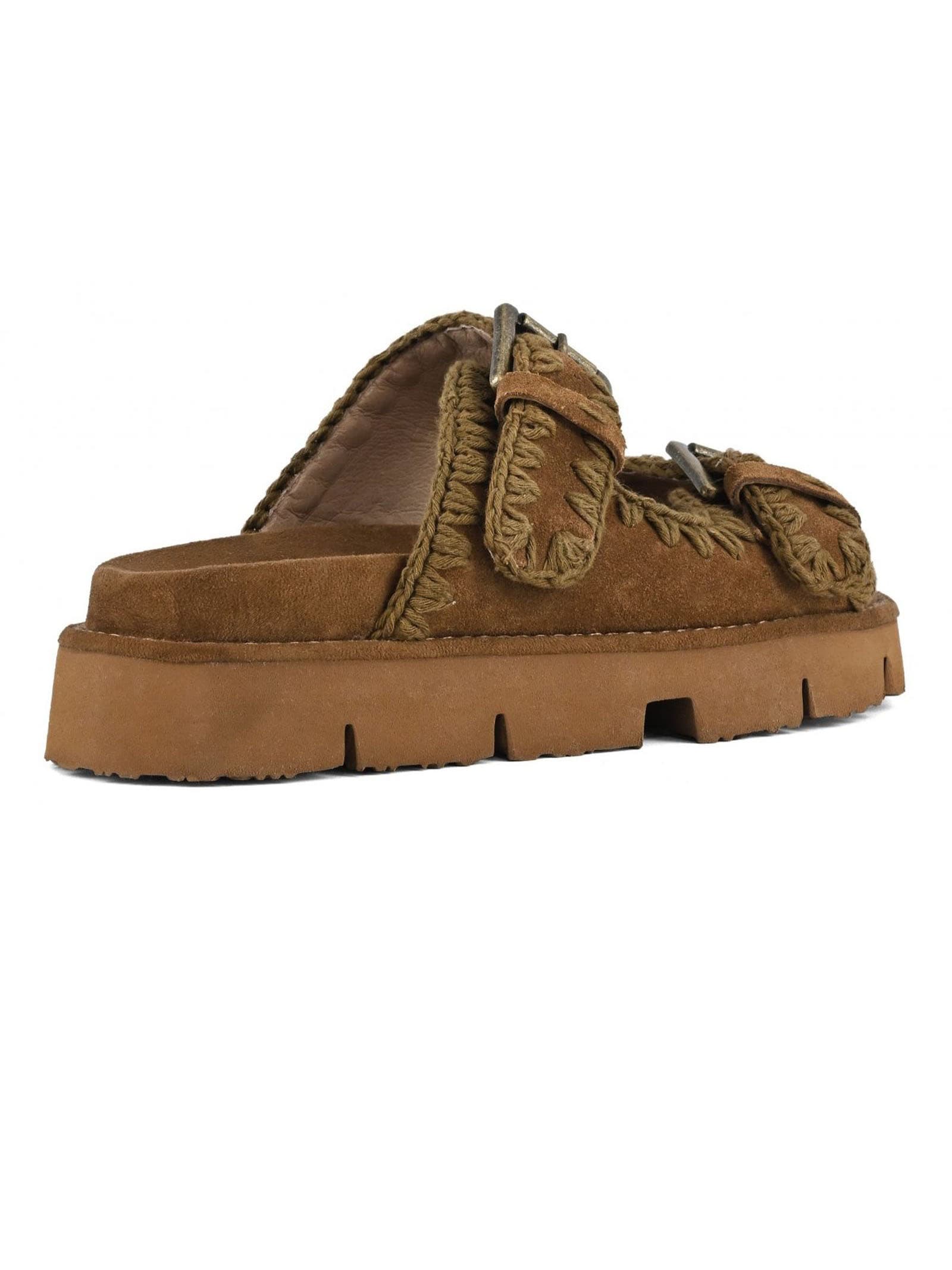 Shop Mou Brown Bio Sandal