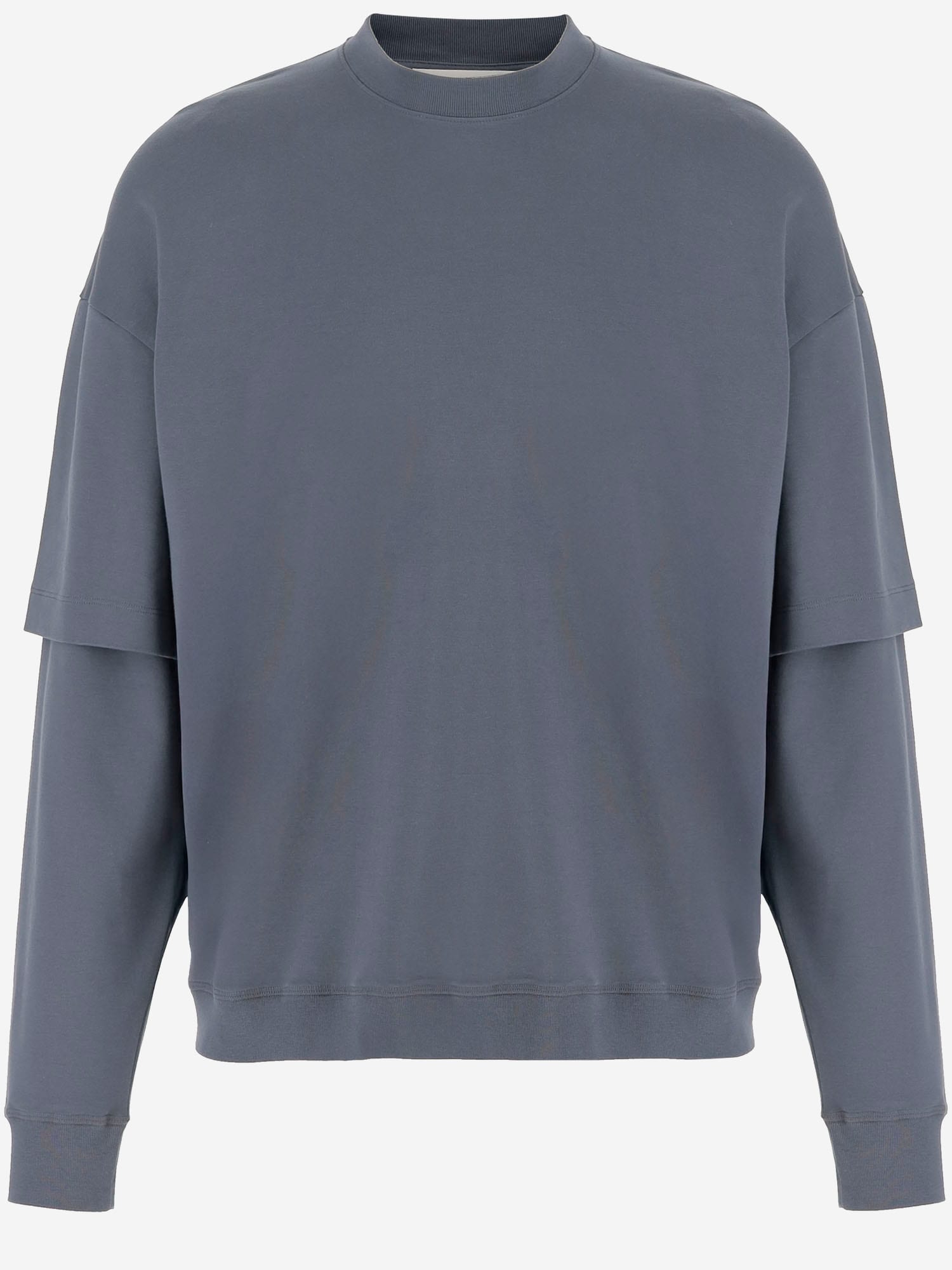 Darkpark Troy Double-sleeved T-shirt In Blue