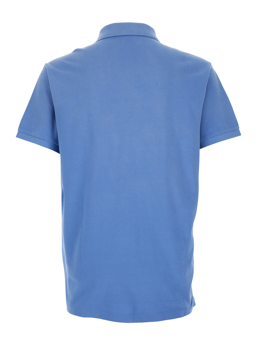 Ralph Lauren Blue Polo Shirt With Classic Collar And Polo Bear Embroidery On The Front In Cotton Man In Sp25 Camp Bl Srf Clb Jeep Bear