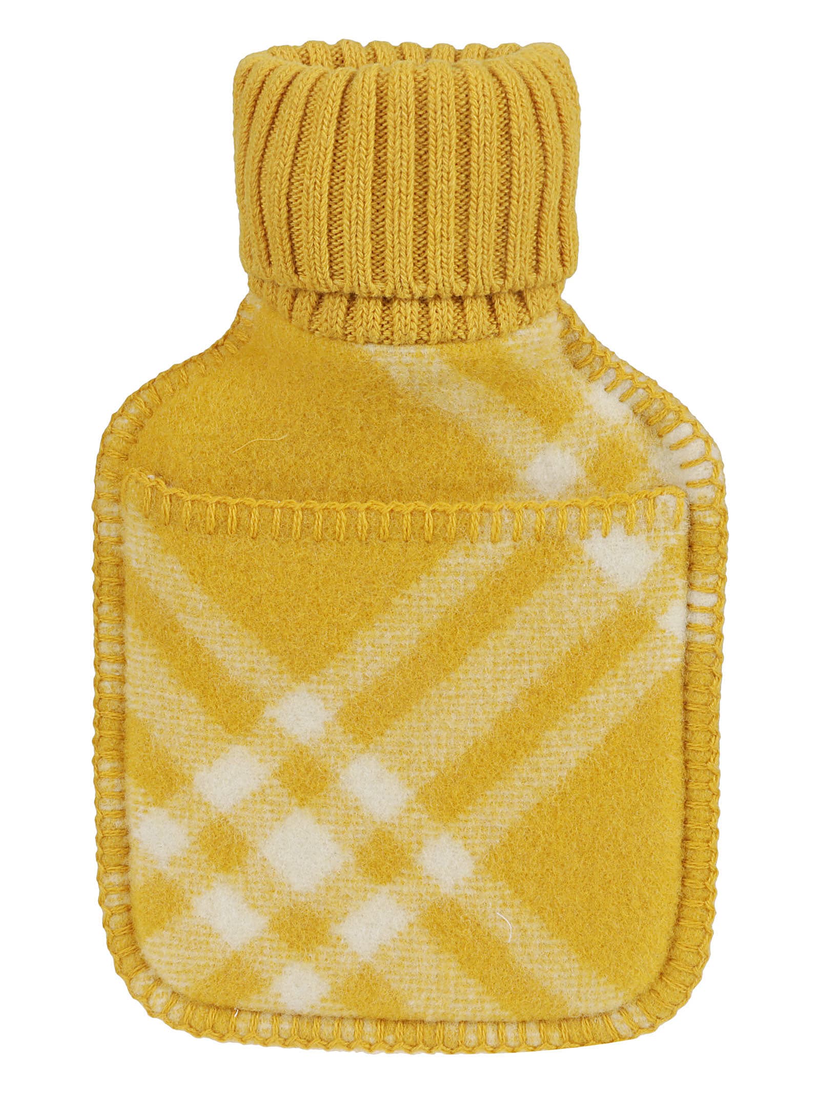 Shop Burberry Cool Check Hot Water Bottle In Pear