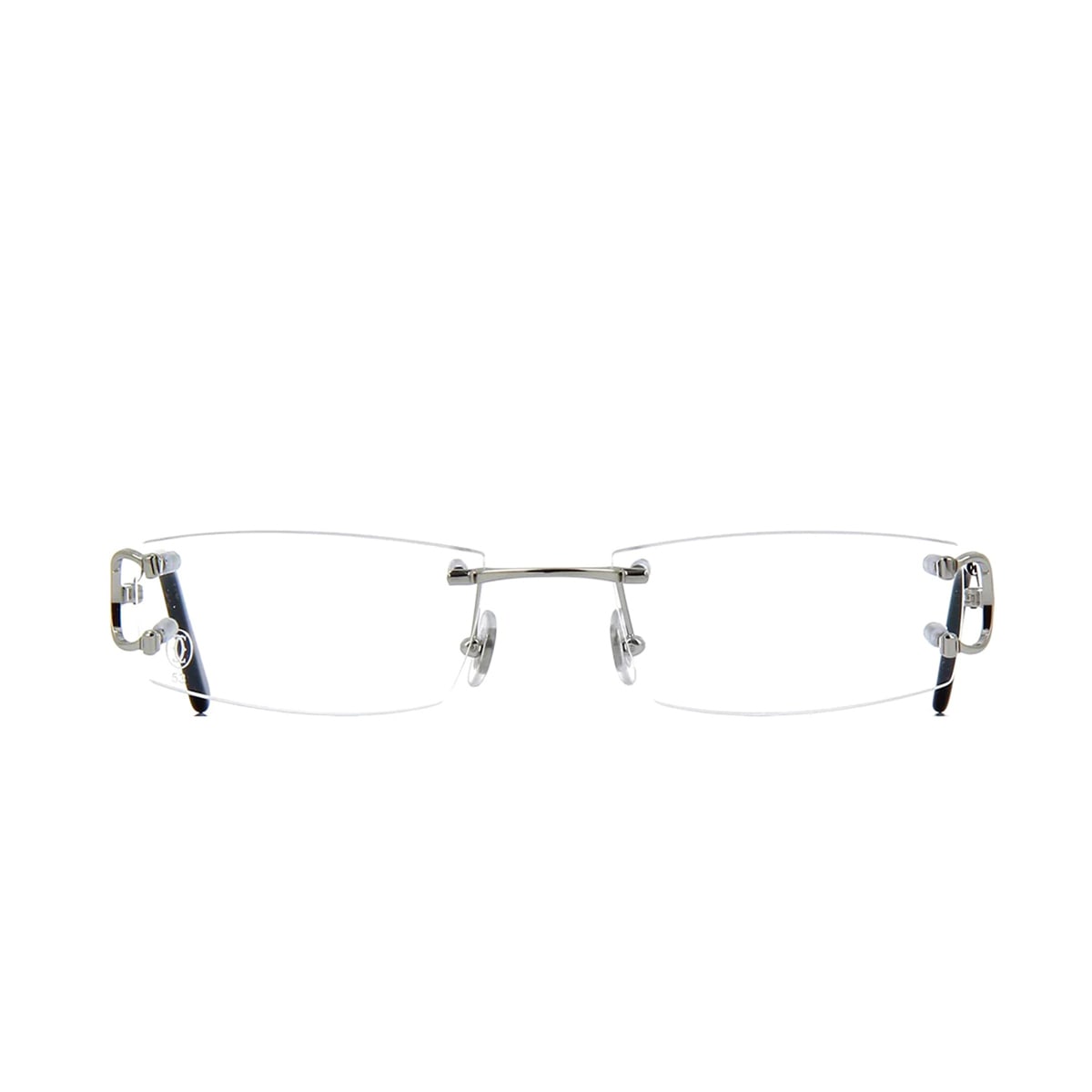 Cartier Ct0092o Decor C De 002 Silver Shiny Glasses
